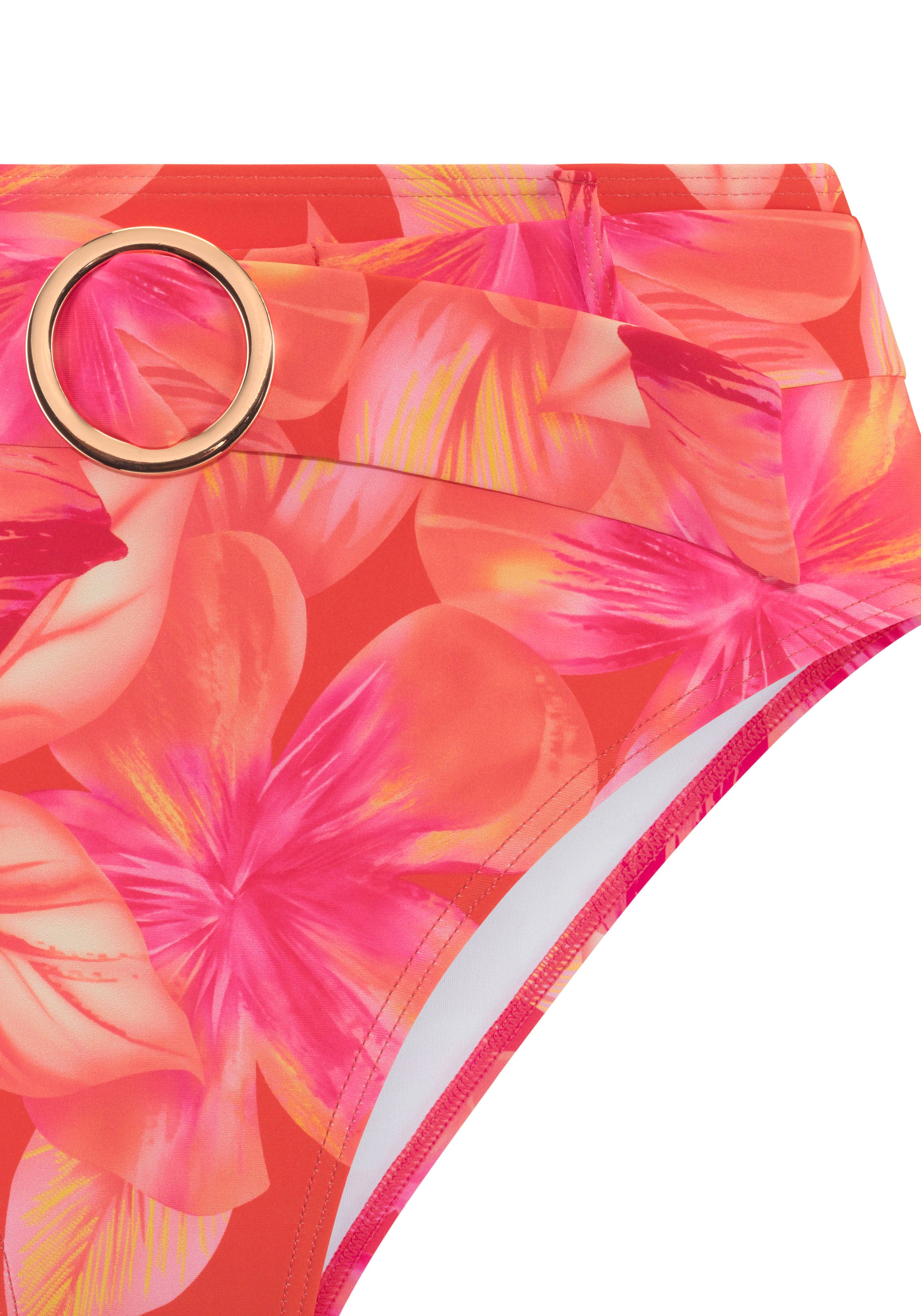 s.Oliver Highwaist-Bikini-Hose »Jayce«, mit breitem Gürtel