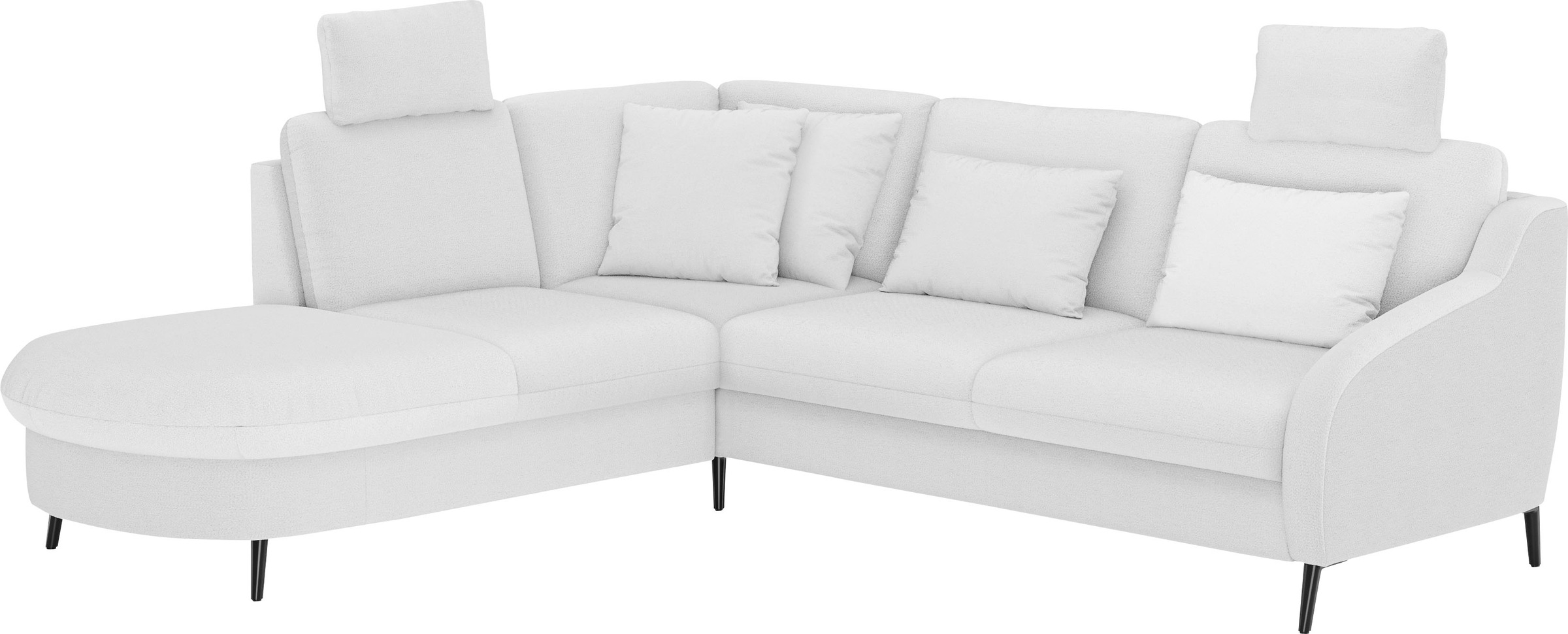 sit&more Ecksofa »Soul L-Form«, wahlweise mit Bettfunktion und Bettkasten oder Schubkasten