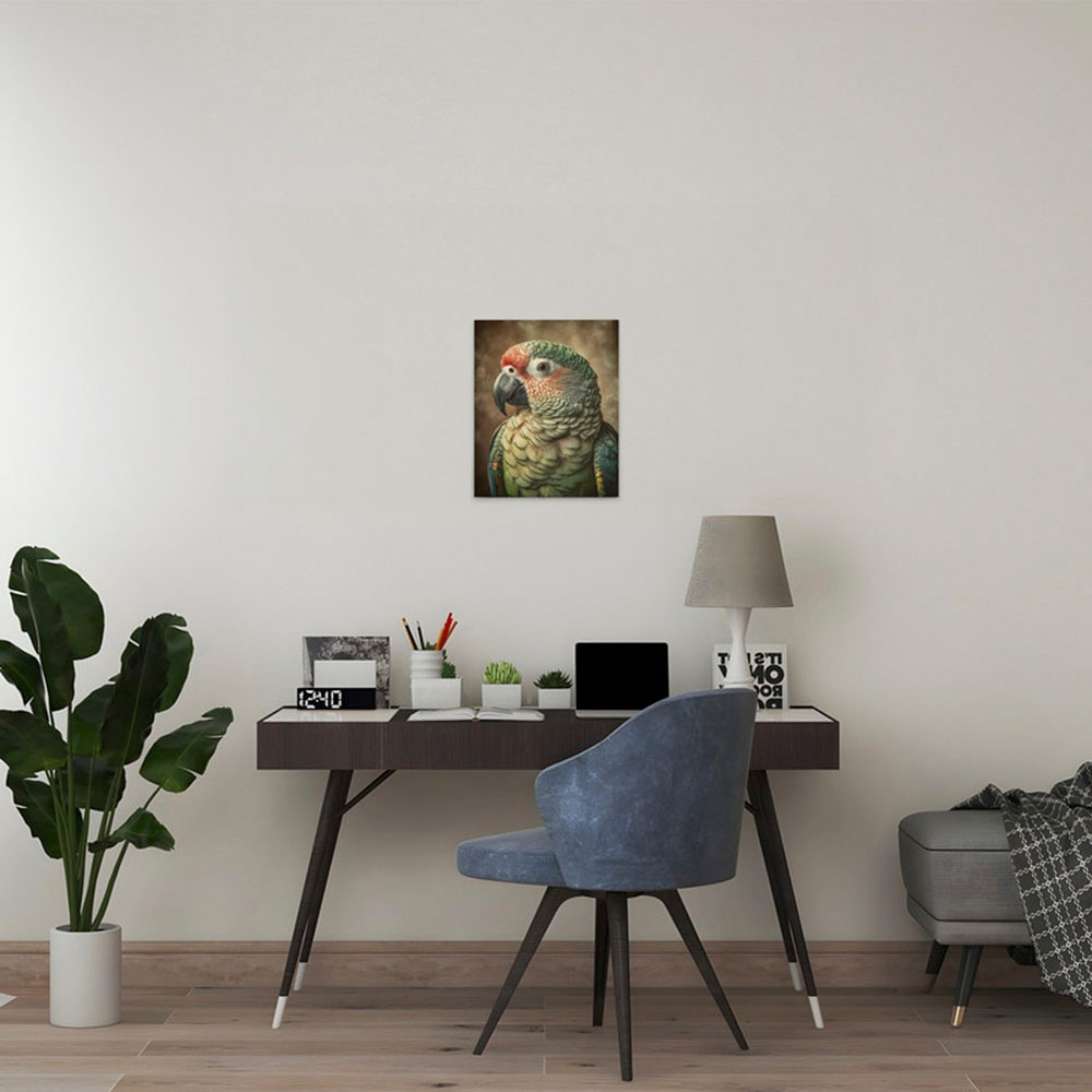 A.S. Création Leinwandbild »Fantasy Parrot Green - Wandbild Grün Bunt Keilr günstig online kaufen