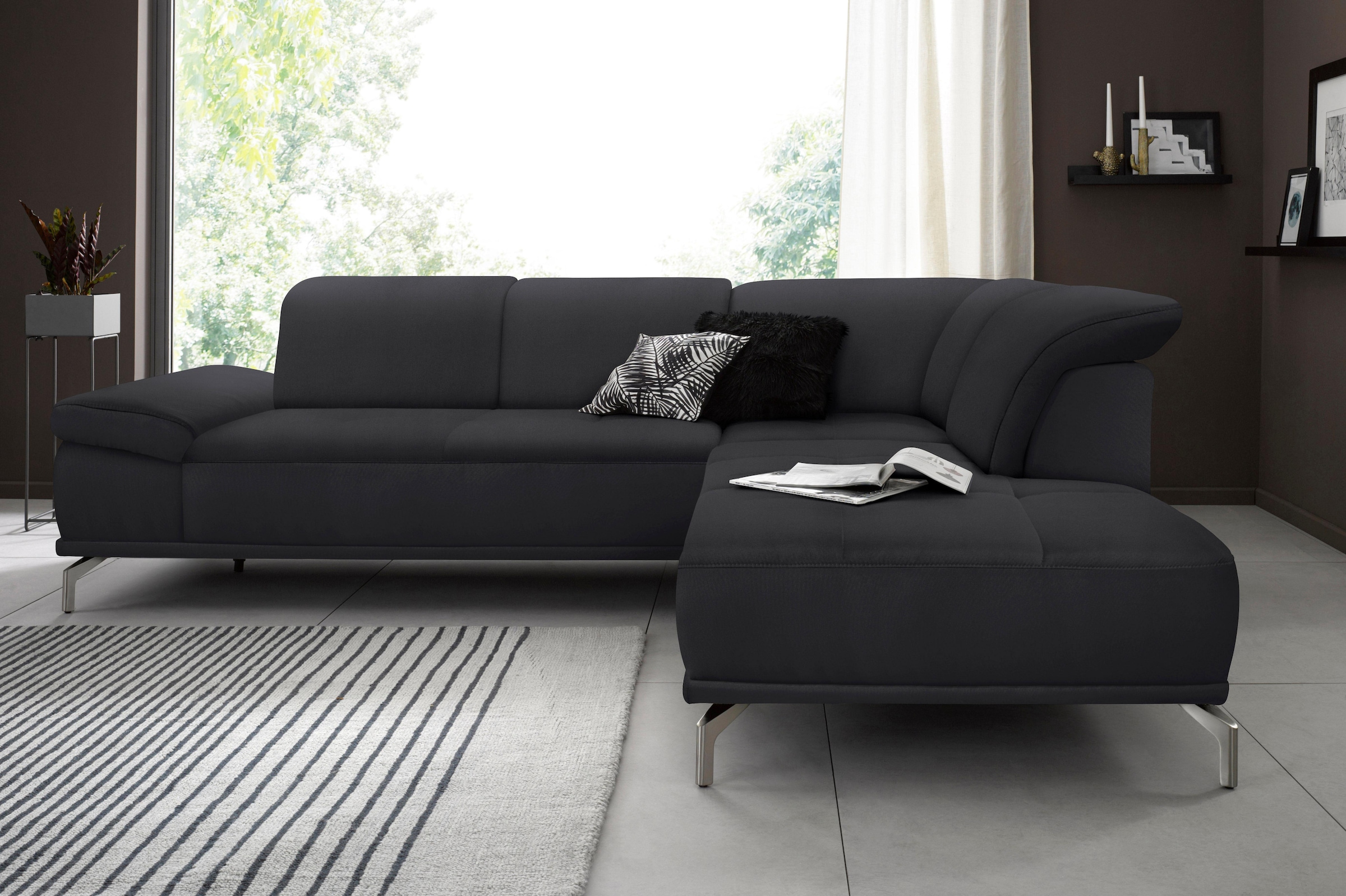 Places of Style Ecksofa »Caluna«, Inkl.Sitztiefenverstellung, wahlweise mit günstig online kaufen