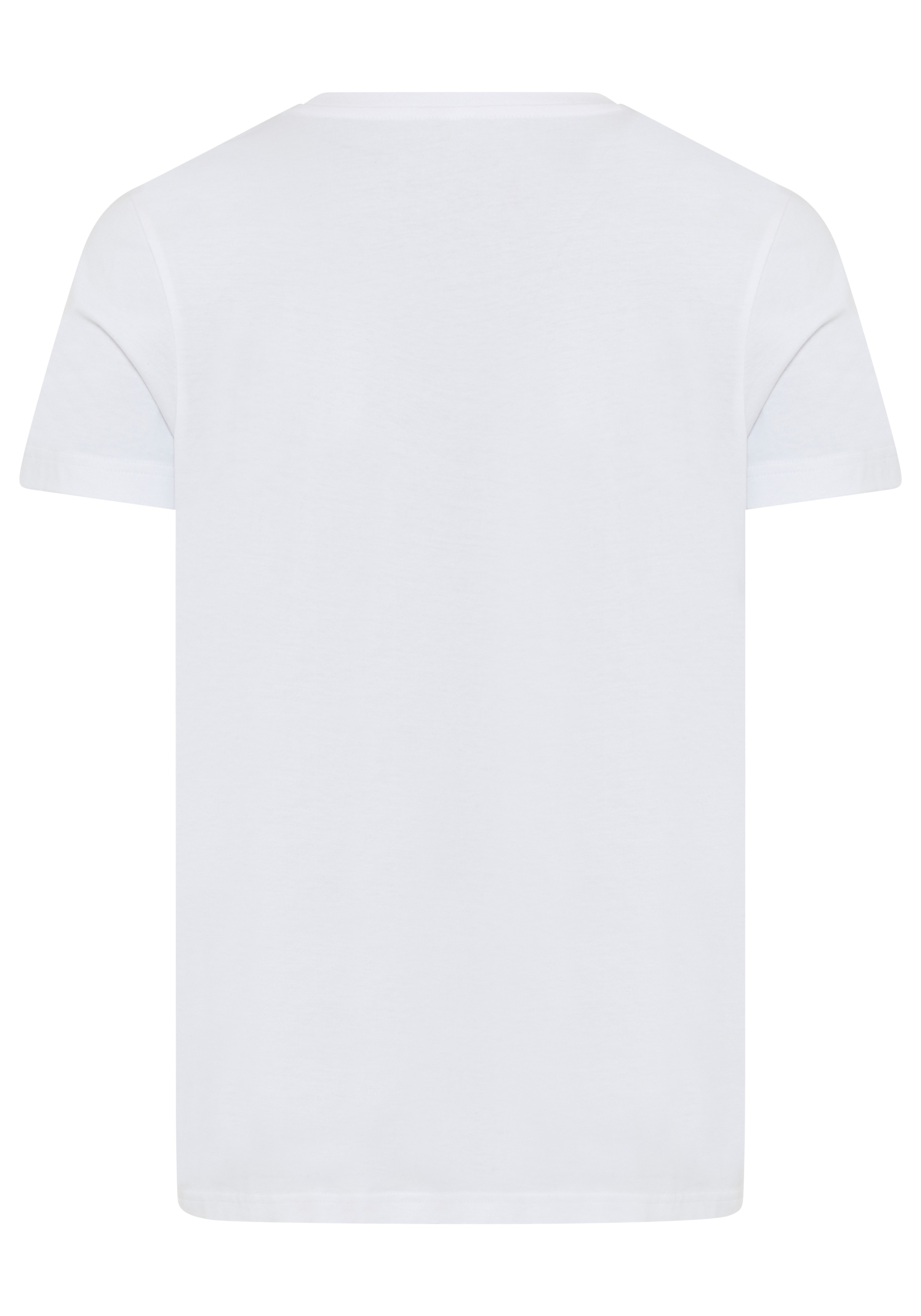 Bruno Banani T-Shirt, kurzärmelig, schmal geschnitten, Rundhalsausschnitt
