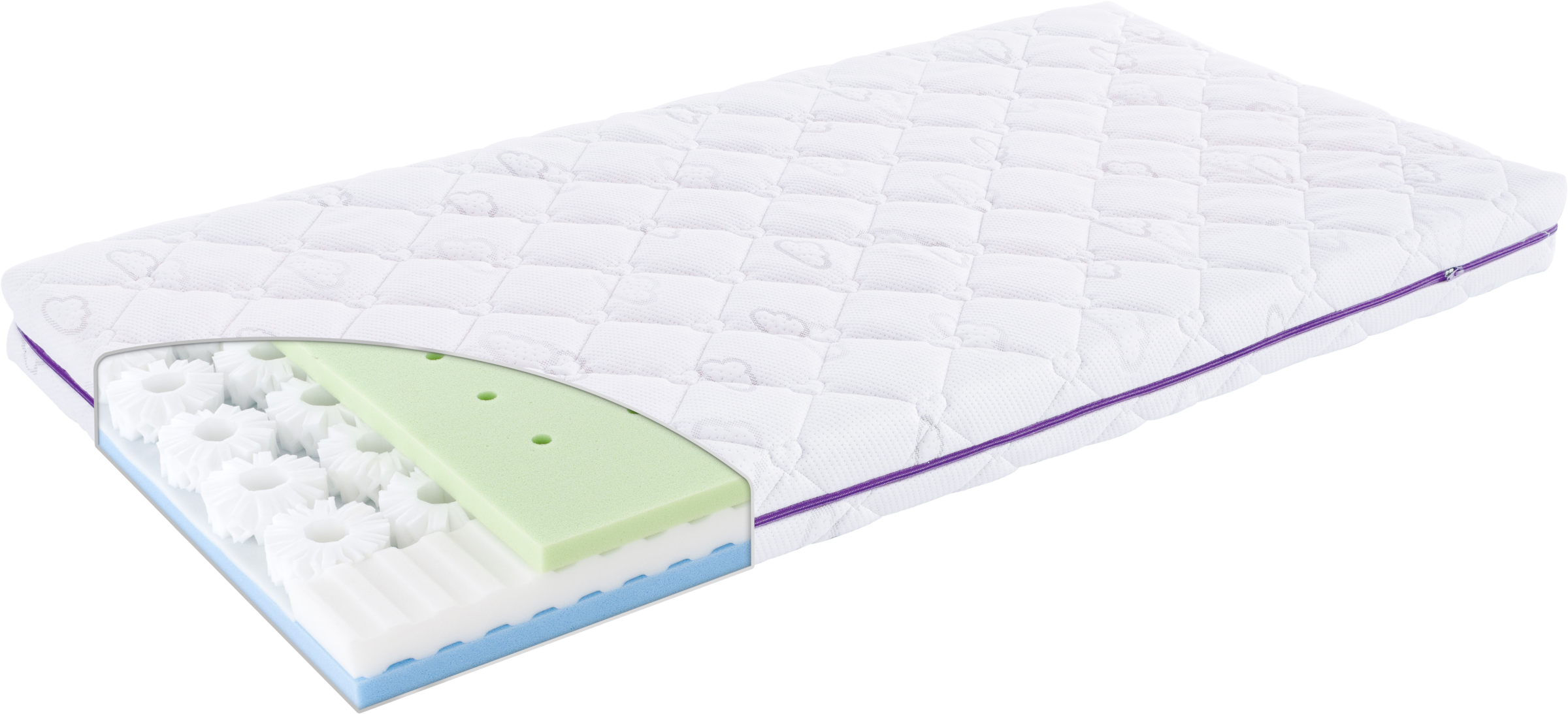 Träumeland Babymatratze »Matratze Octasmart«, 11 cm hoch, Raumgewicht: 35 kg/m³, (1 St., 1-tlg.)