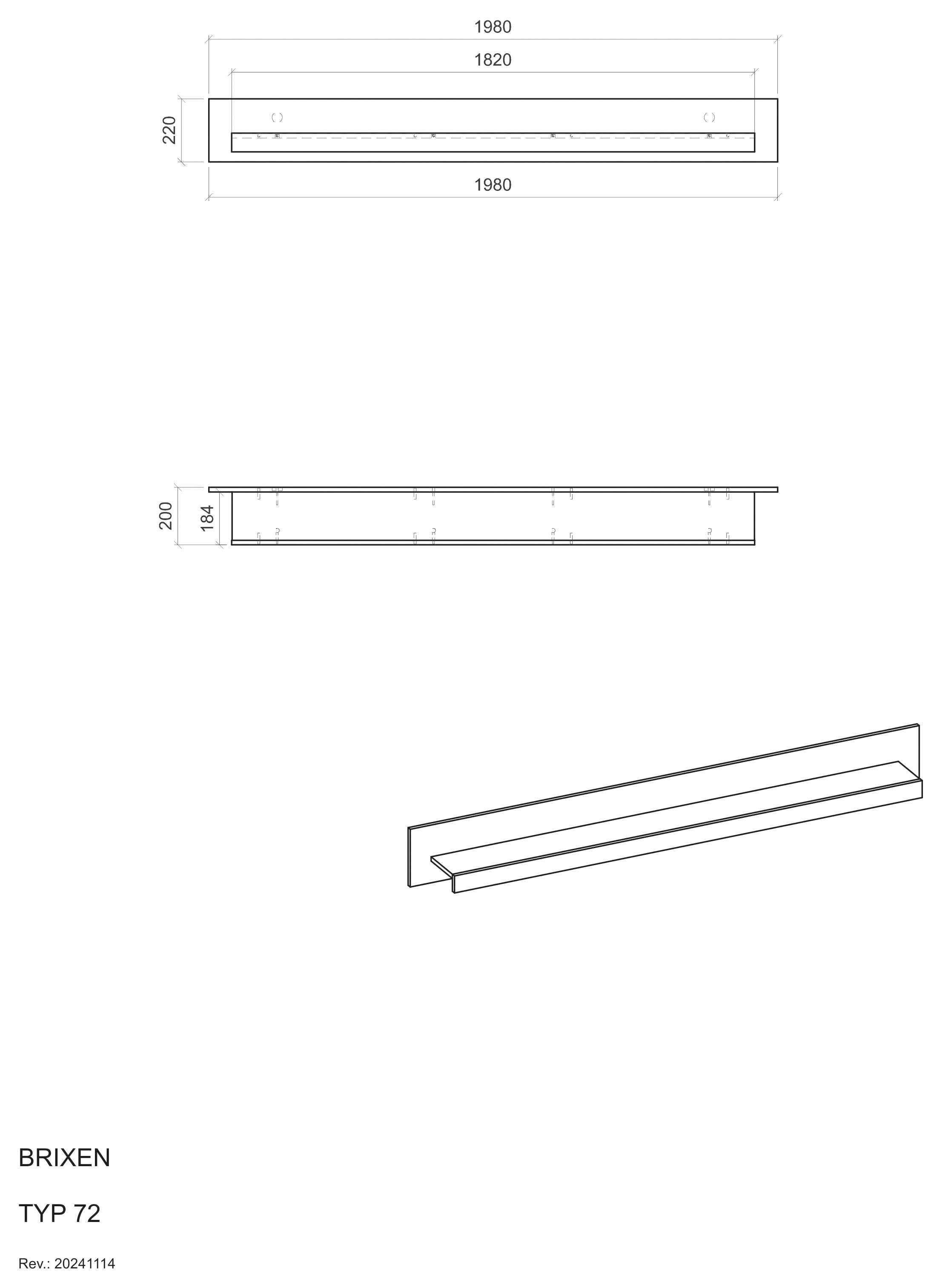 INOSIGN Wandboard »Brixen, modernes Wandregal, Hängeregal mit Ablage«, vielseitig einsetzbares Hängeregal, Weiß mit Eiche Evoke Dekor