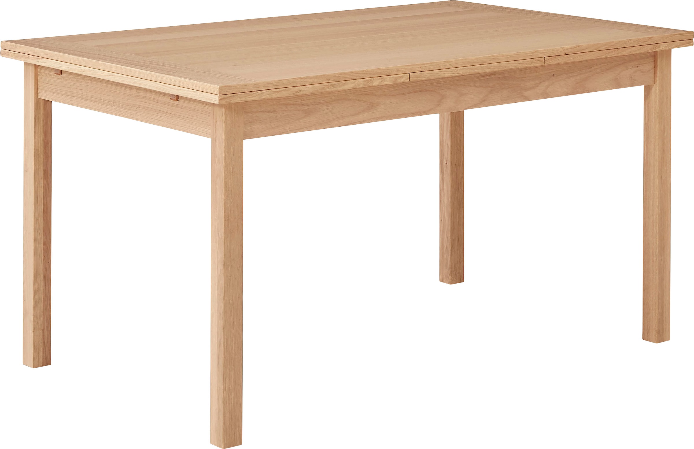 Hammel Furniture Esstisch »Basic Dinex, schnell innenliegende Einlegeplatten ausziehbar,«, Furnier / Massivholz, in zwei Breiten, stabiler dänische Design Tisch