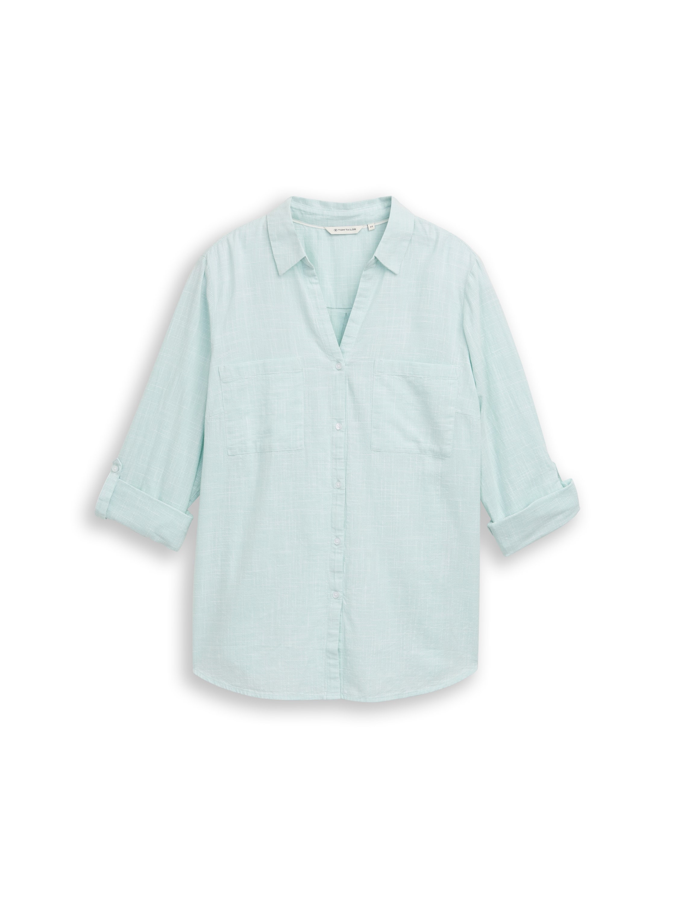 TOM TAILOR PLUS Shirtbluse »TTP Blouse« mit aufgesetzten Brusttaschen