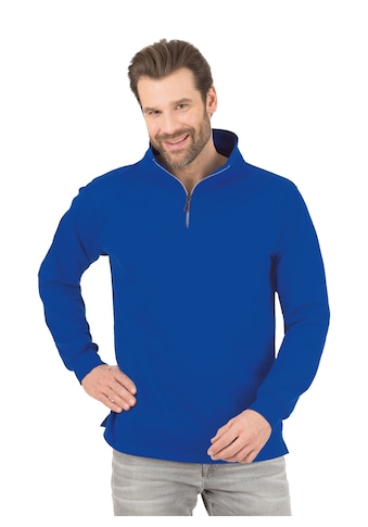 Sweatshirt »TRIGEMA Reißverschluss-Sweater«