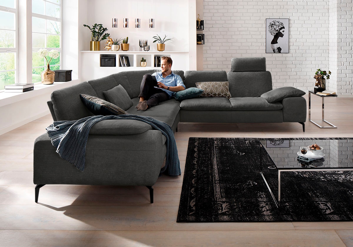 W.SCHILLIG Ecksofa »valentinoo, Designsofa, elegant und bequem, L-Form« mit günstig online kaufen