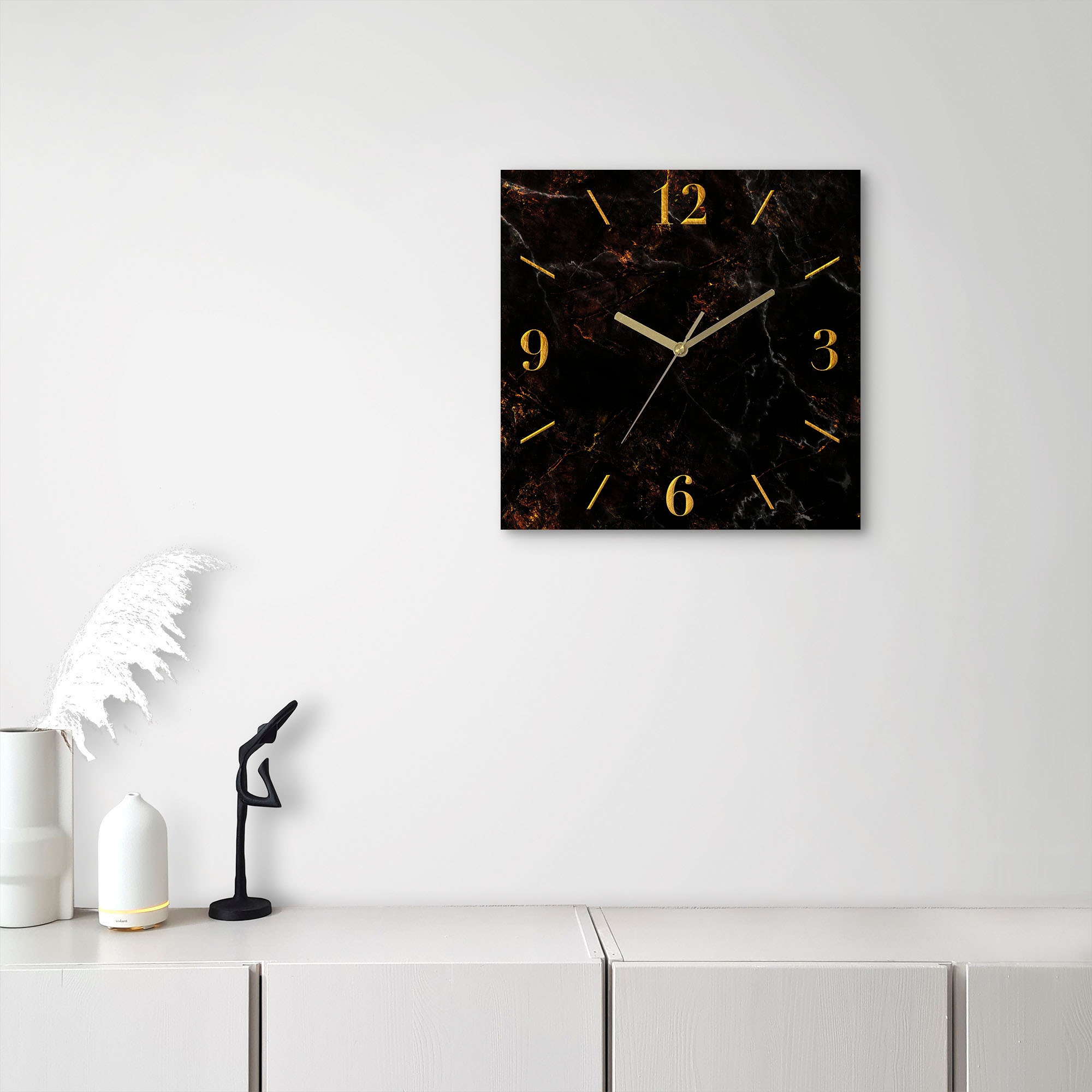 Leonique Wanduhr »Marmor« wahlweise mit Quarz- oder Funkuhrwerk, lautlos oh günstig online kaufen