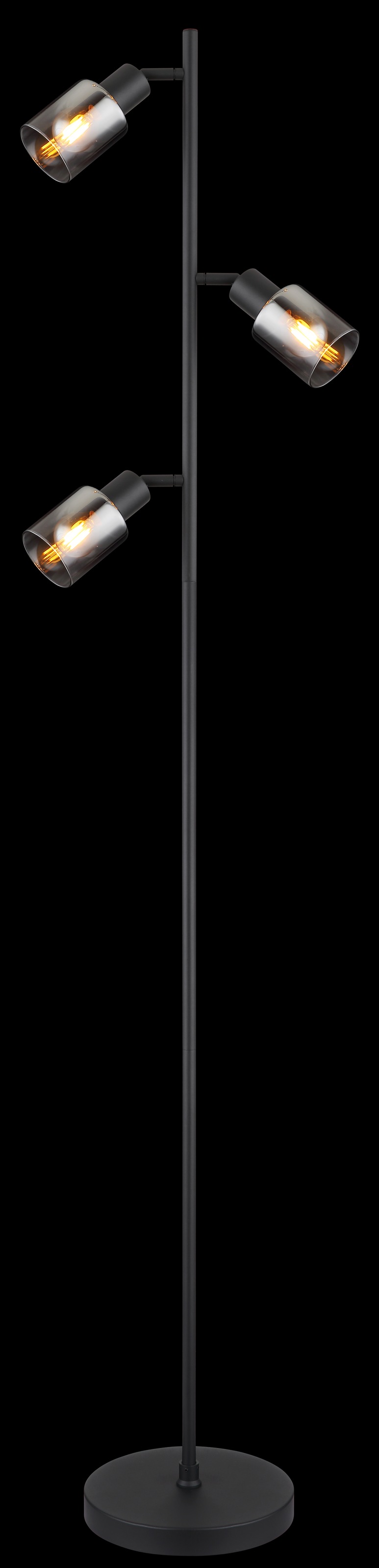 GLOBO LIGHTING Stehlampe »HUBERTUS« E14 1 Stk. Stehlampe Wohnzimmer Schlafzimmer Flur Design-Leuchte