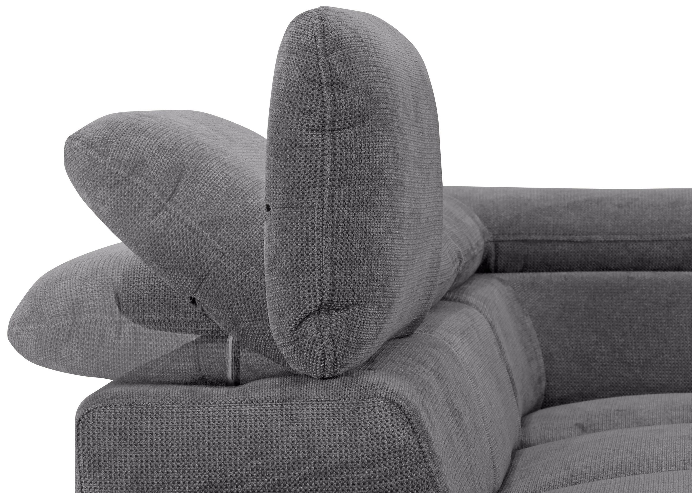 Home affaire Ecksofa »Alberto L-Form«, mit Kopfteilverstellung, wahlweise mit Bettfunktion