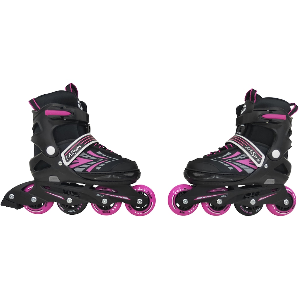 L.A. Sports Inlineskates »Inliner Skate Softboot Kinder Jugendliche Größenverstellung«