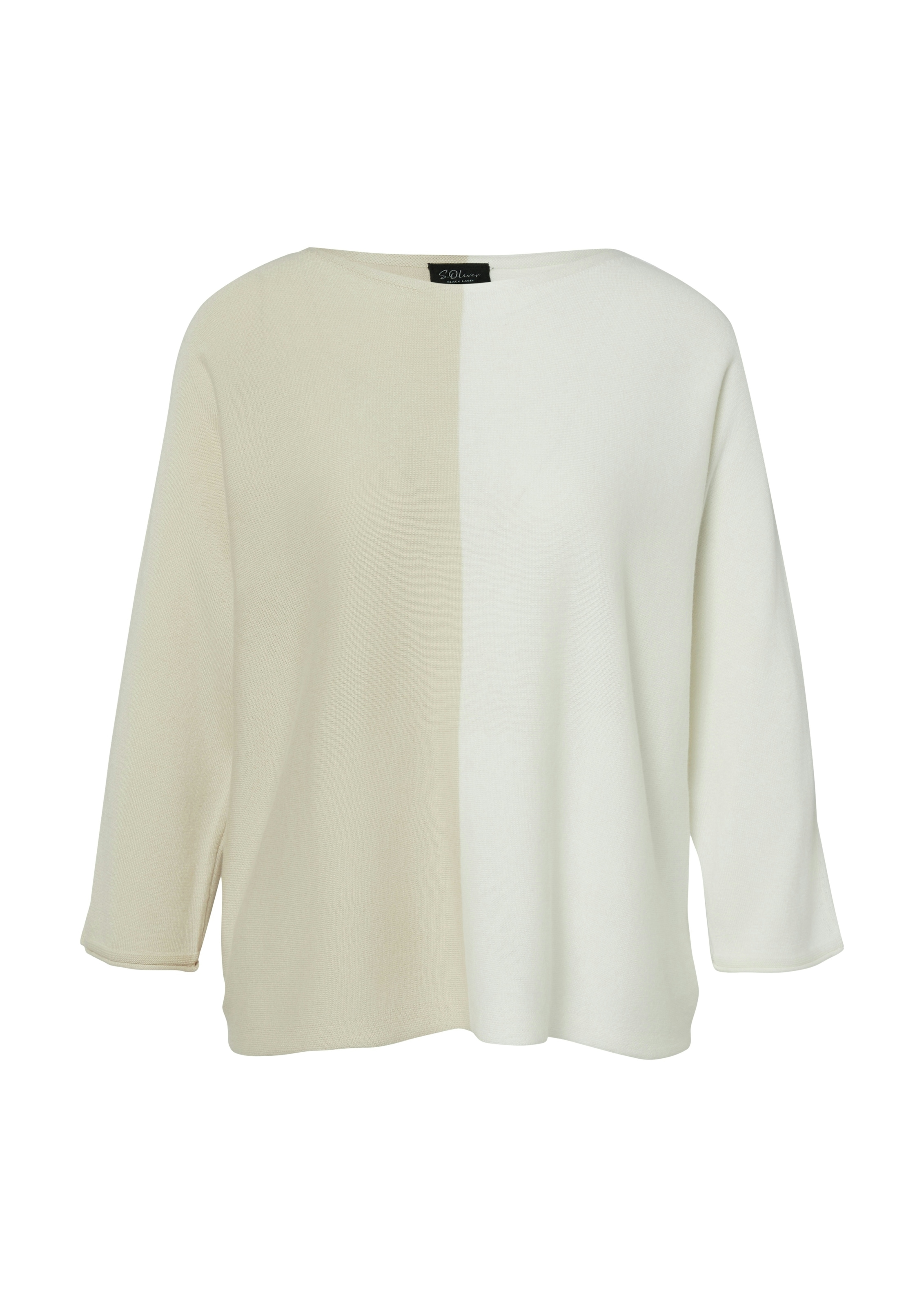 s.Oliver BLACK LABEL Strickpullover mit Fledermausärmeln