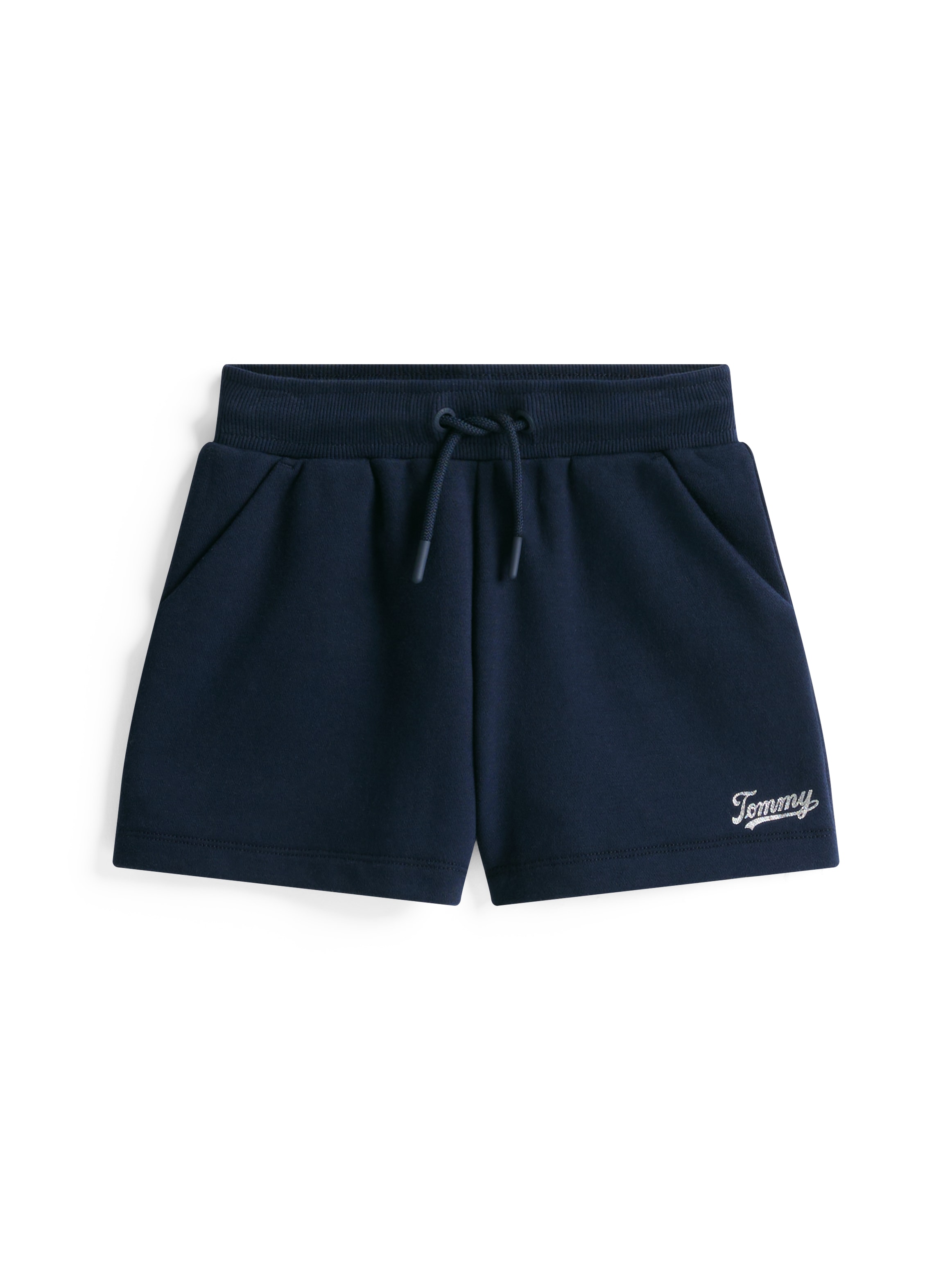 Tommy Hilfiger Sweatshorts »TOMMY SCRIPT SWEATSHORT«, für Kinder bis 16 Jahre, glänzender Logo-Schriftzug