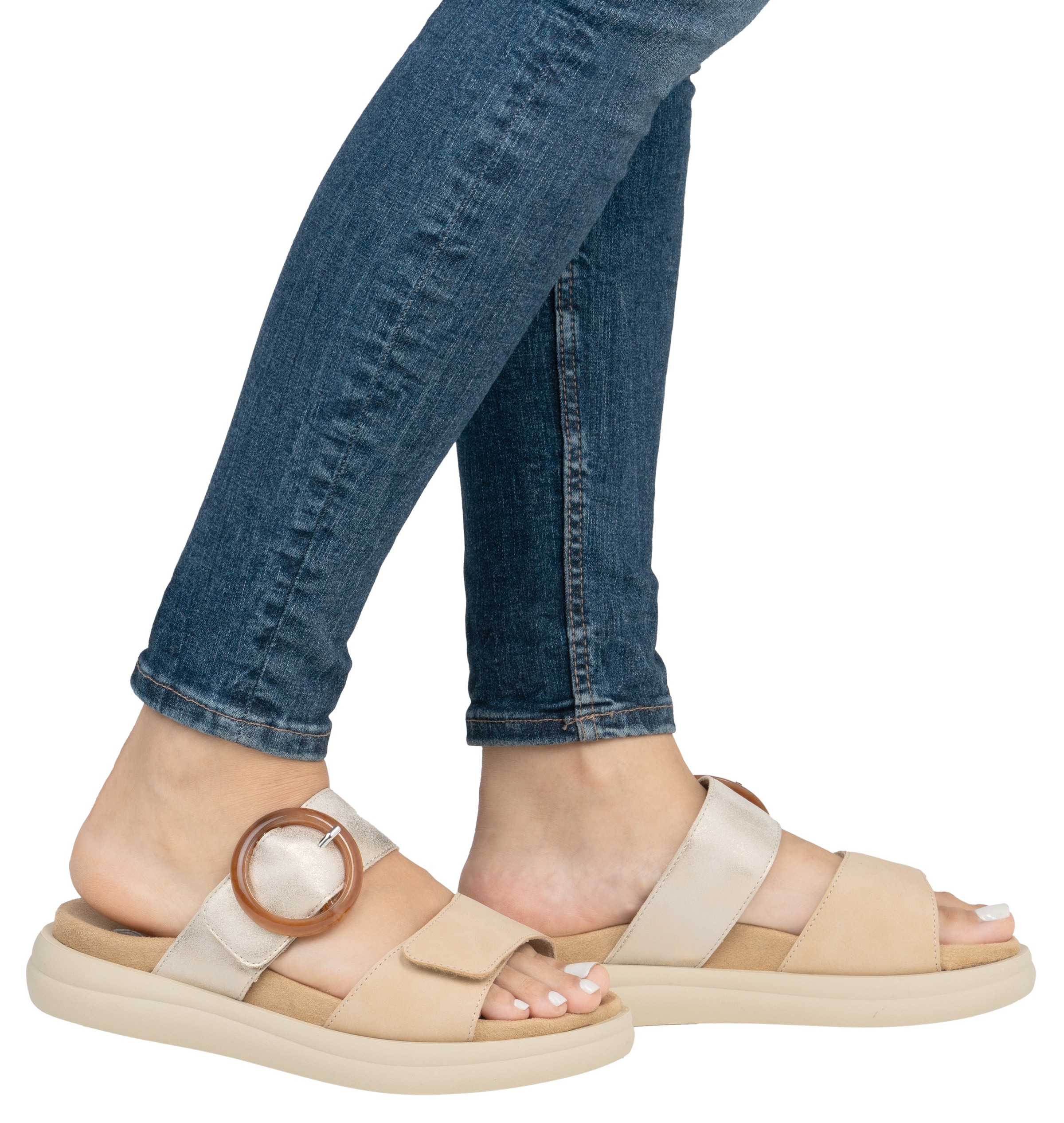 Remonte Pantolette, Sommerschuh, Schlupfschuh in veganer Verarbeitung
