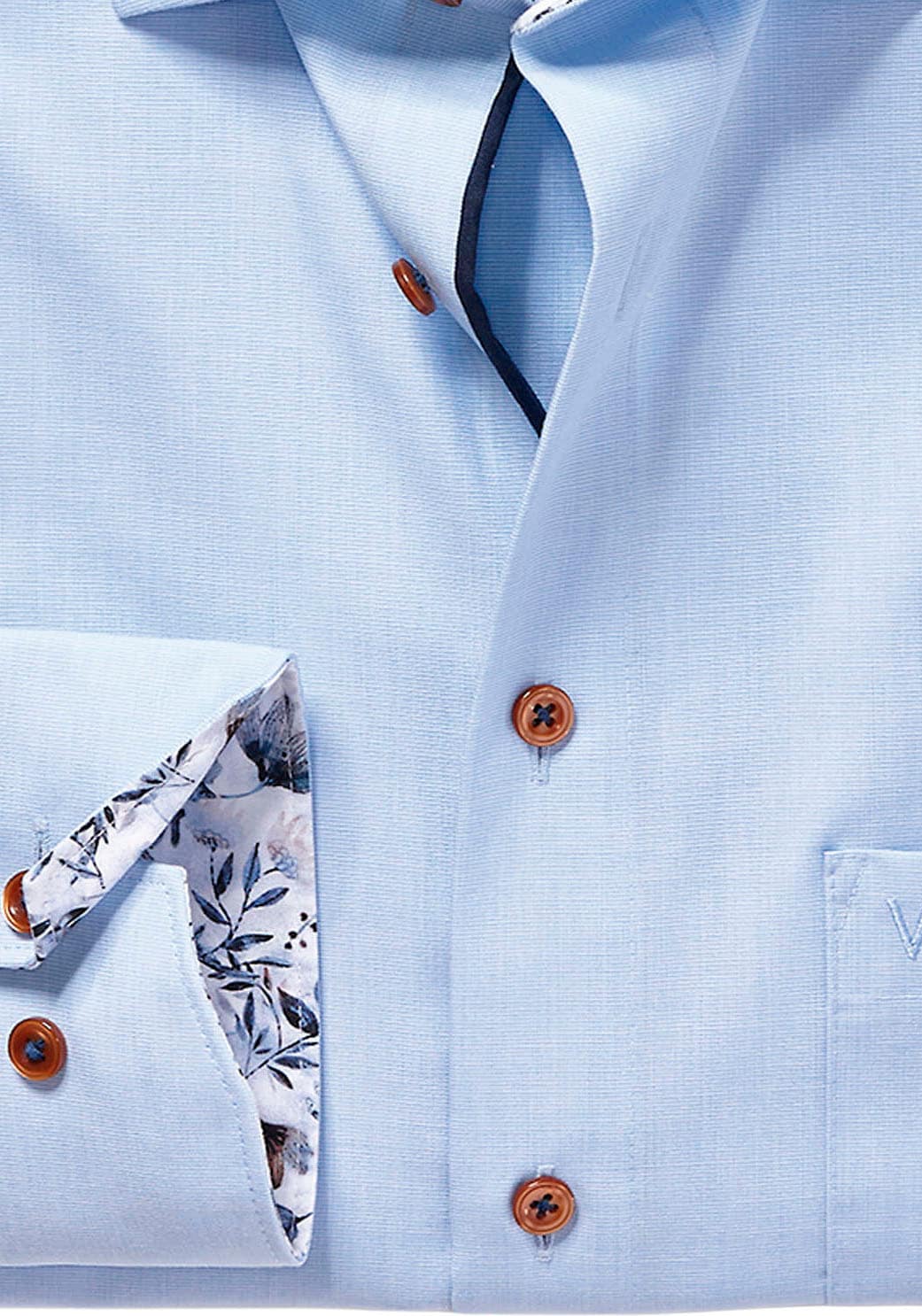 MARVELIS Langarmhemd »Lucky« comfort fit, bügelfrei, Businesshemd