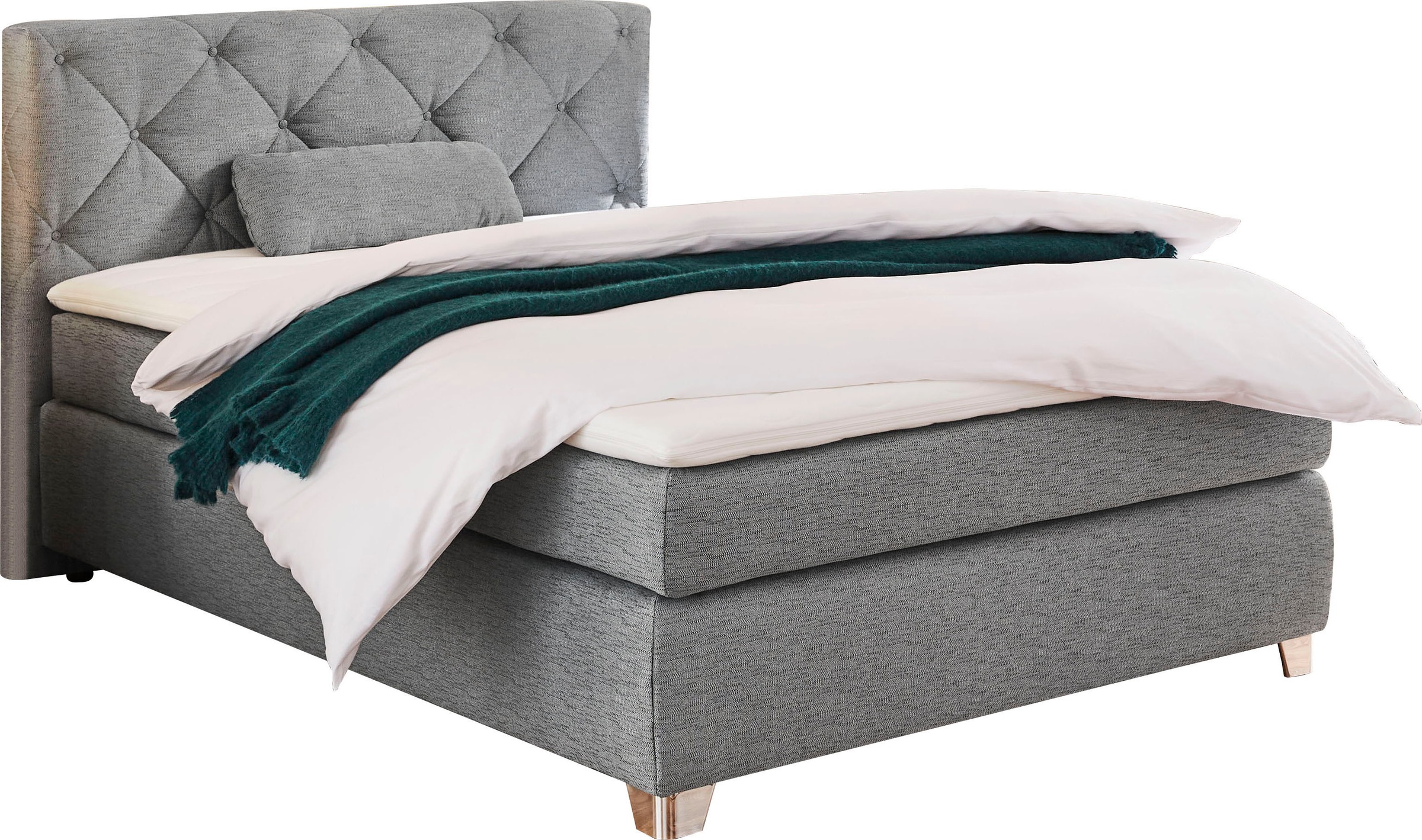 Jockenhöfer Gruppe Boxspringbett "Finja", mit Topper und Zierkissen, erhält günstig online kaufen