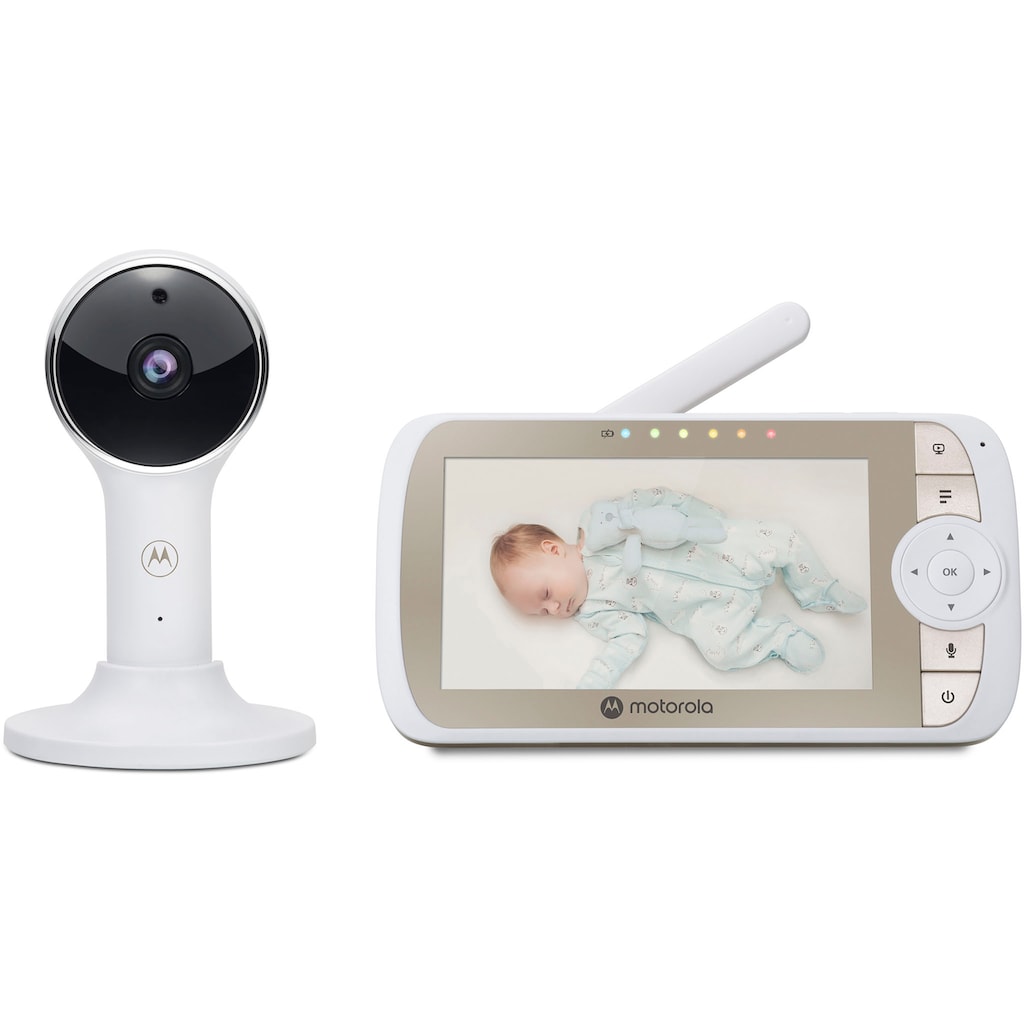 Motorola Babyphone »Video Nursery VM65X Connect WiFi«, mit Krippenhalterung