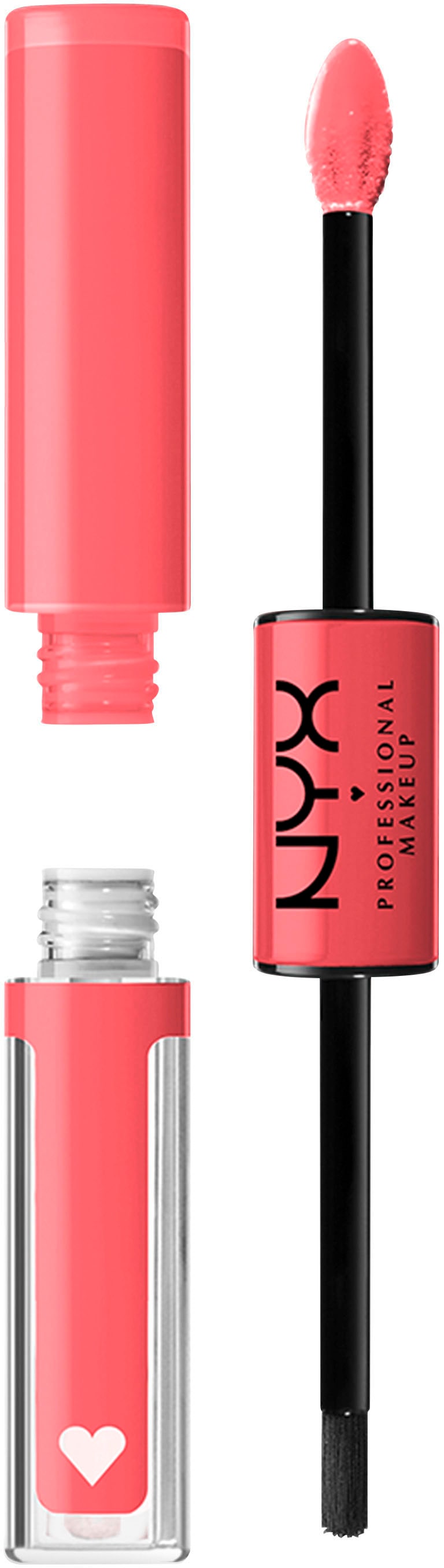 NYX Lippenstift »Professional Makeup Shine Loud High Pigment Lip Shine«, präziser Auftrag mit geformtem Applikator