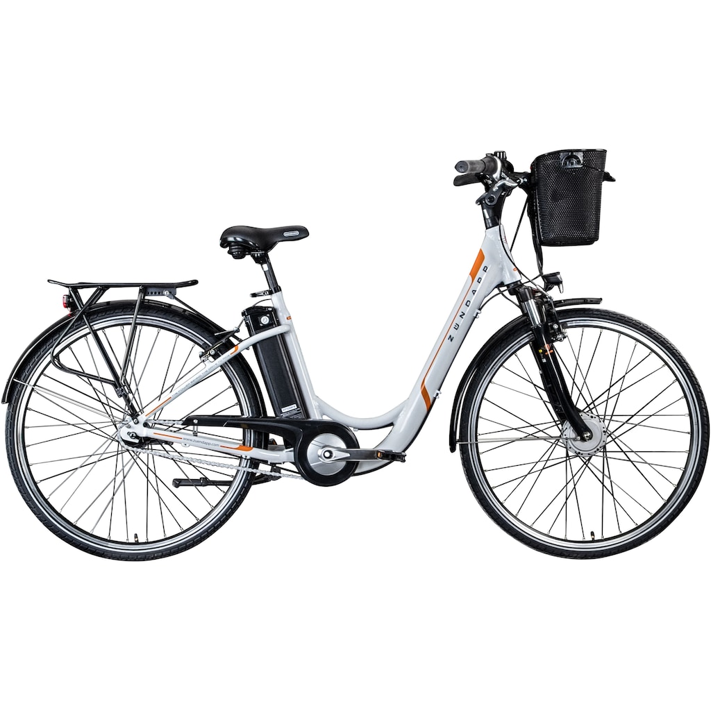 Zündapp E-Bike »Z517«, 7 Gang, Shimano, Frontmotor 250 W