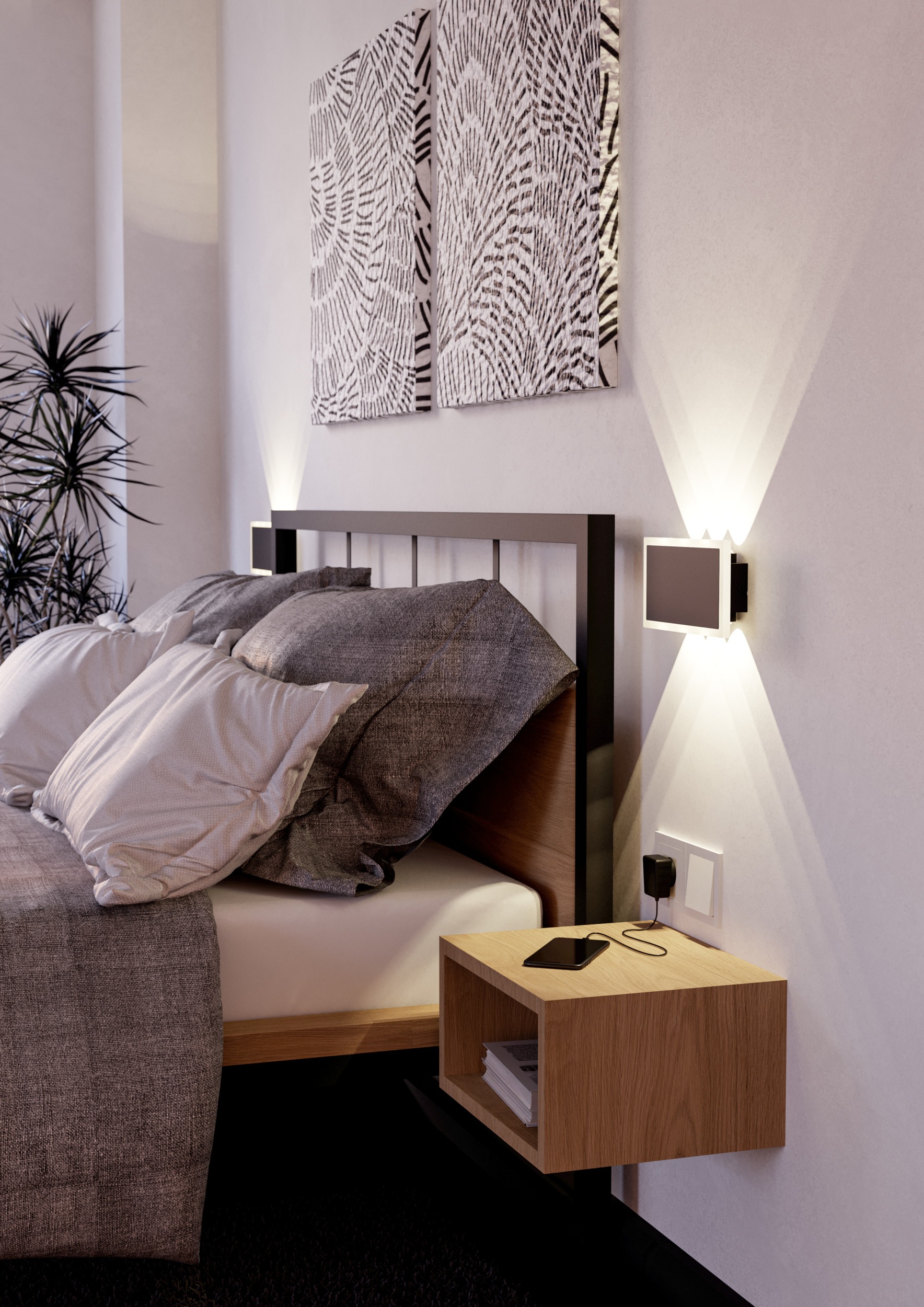 EGLO Wandleuchte »TALAMELLO 1 Wandlampe - Stahl - LED - 12W - IP20« LED-Mod günstig online kaufen