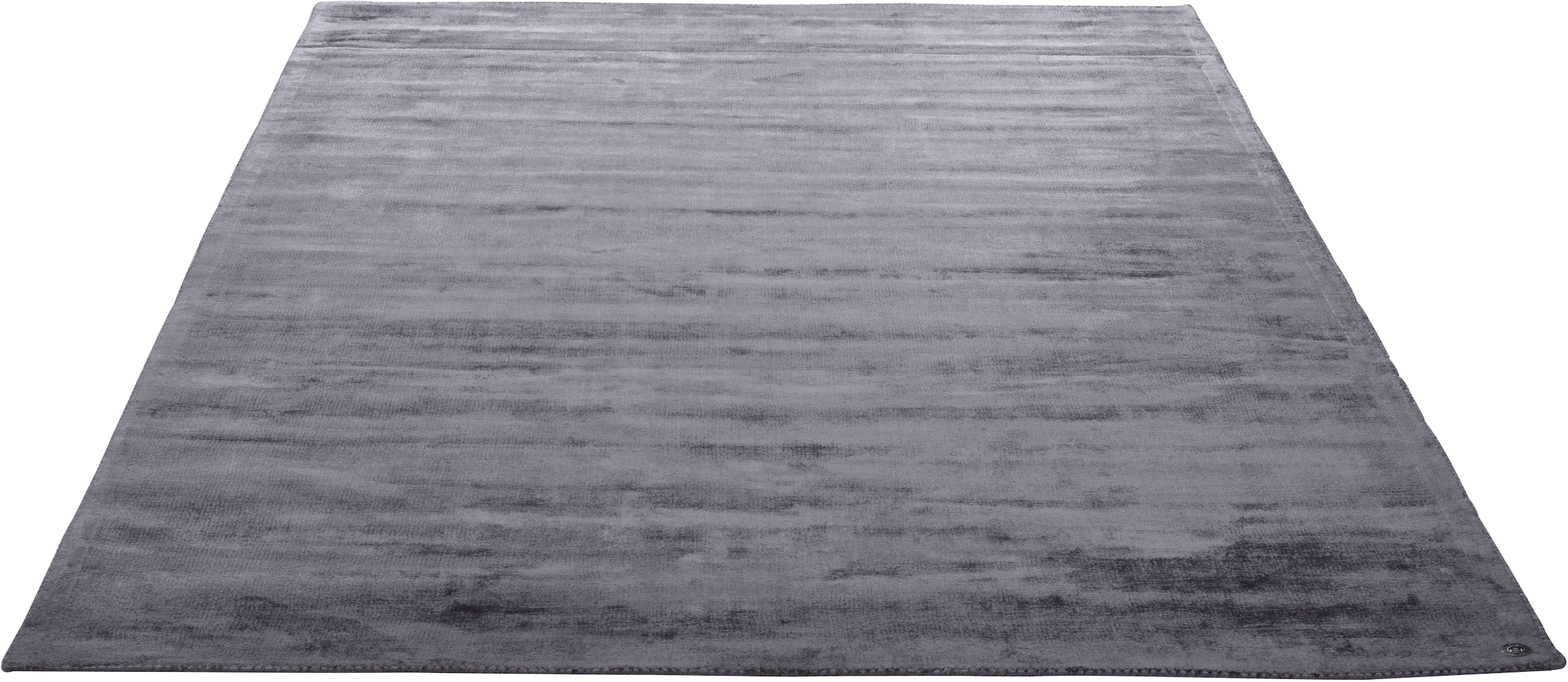 TOM TAILOR HOME Teppich »Shine Schimmer bestellen auf uni«, handgewebt, Raten elegantem rechteckig, Teppich, Viskose, mit Handweb 100