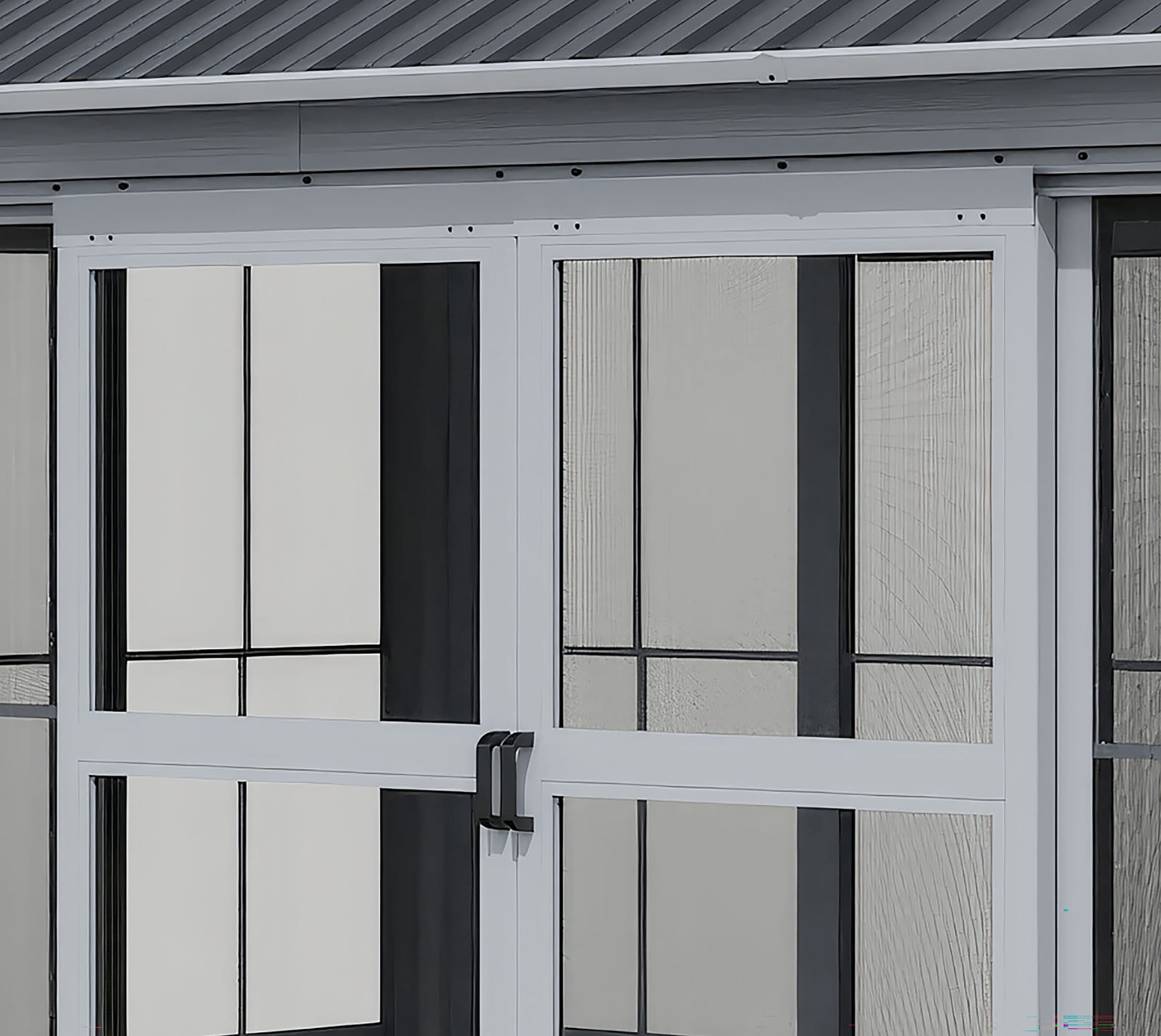 Sojag Pavillon »Malta 1010 Schwarz« Massive Konstruktion aus Aluminium