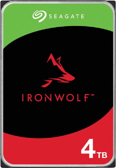 Seagate interne HDD-Festplatte »IronWolf 4TB«, 3,5 Zoll, Anschluss SATA III