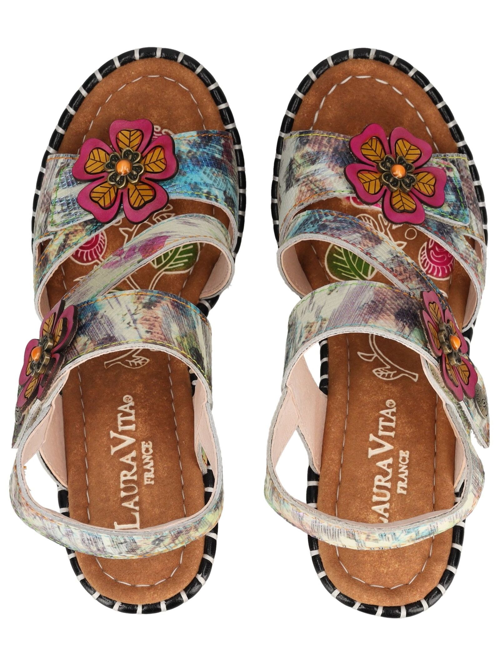 LAURA VITA High-Heel-Sandalette »LAURA VITA Sandalen Leder«