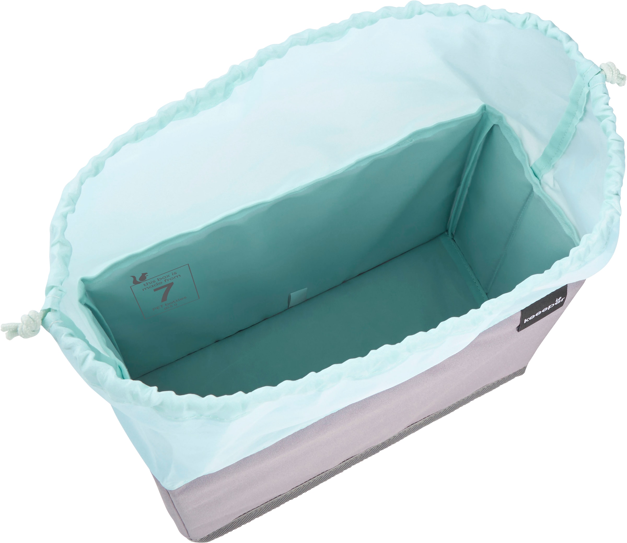 keeeper Faltbox »nea, faltbarer Einkaufsorganizer für Klappboxen«, (1 St.), aus recycelten PET-Flaschen