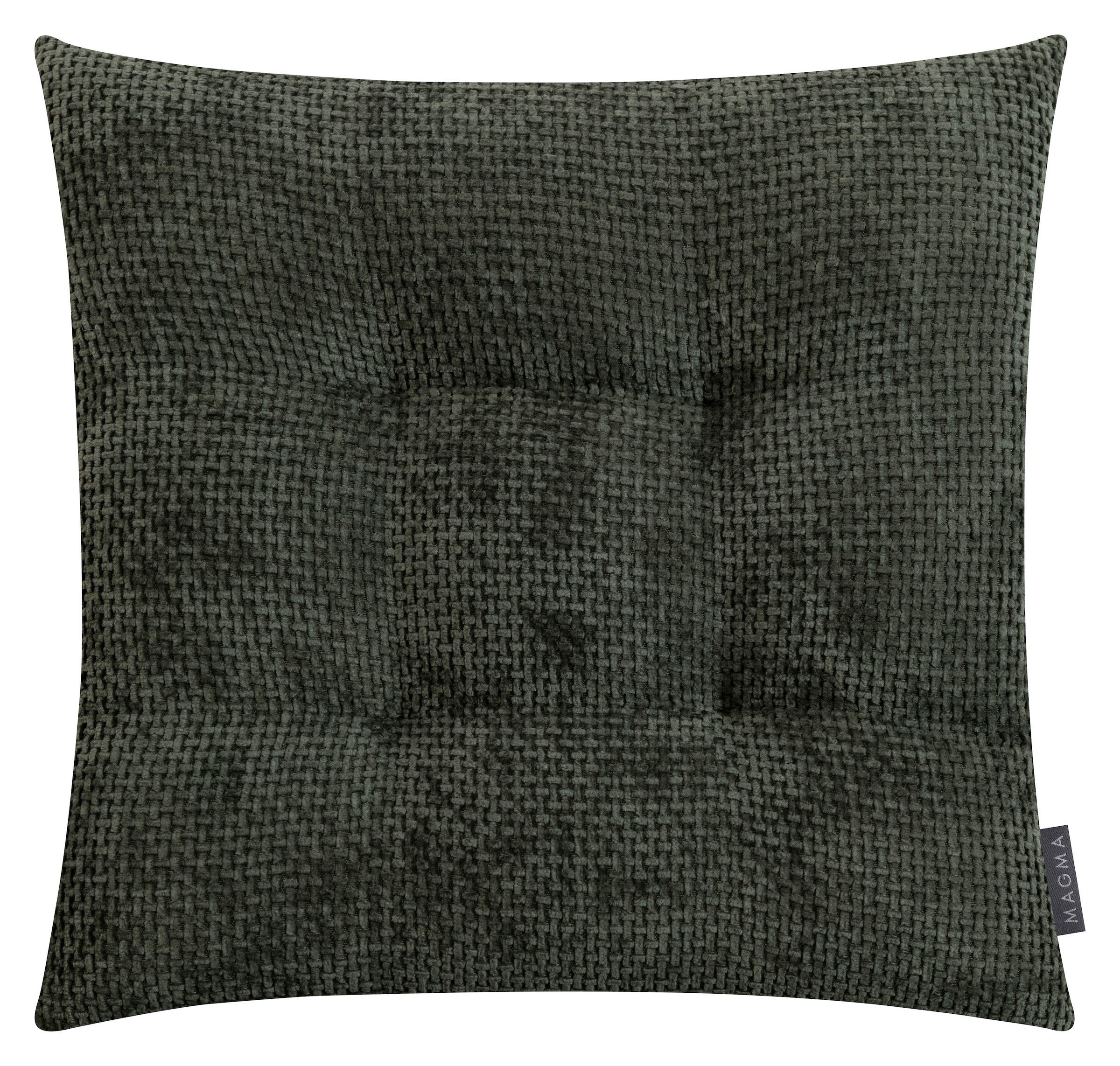 Stuhlkissen »ARLO Stuhlkissen Form 55« Komfort trifft Stil: Hochwertiges Stuhlkissen mit robuster Webstruktur Chenille, Faserbällchen (Polyester), 