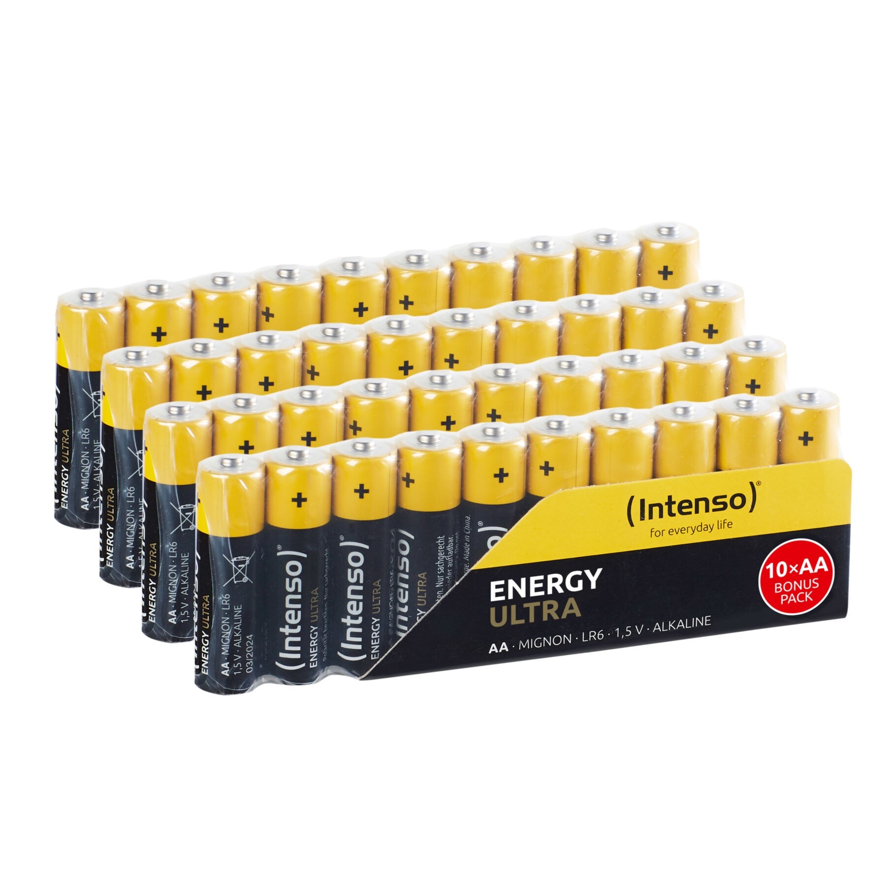 Intenso Batterie, LR6, 1,5 V, (Packung, 40 St.)
