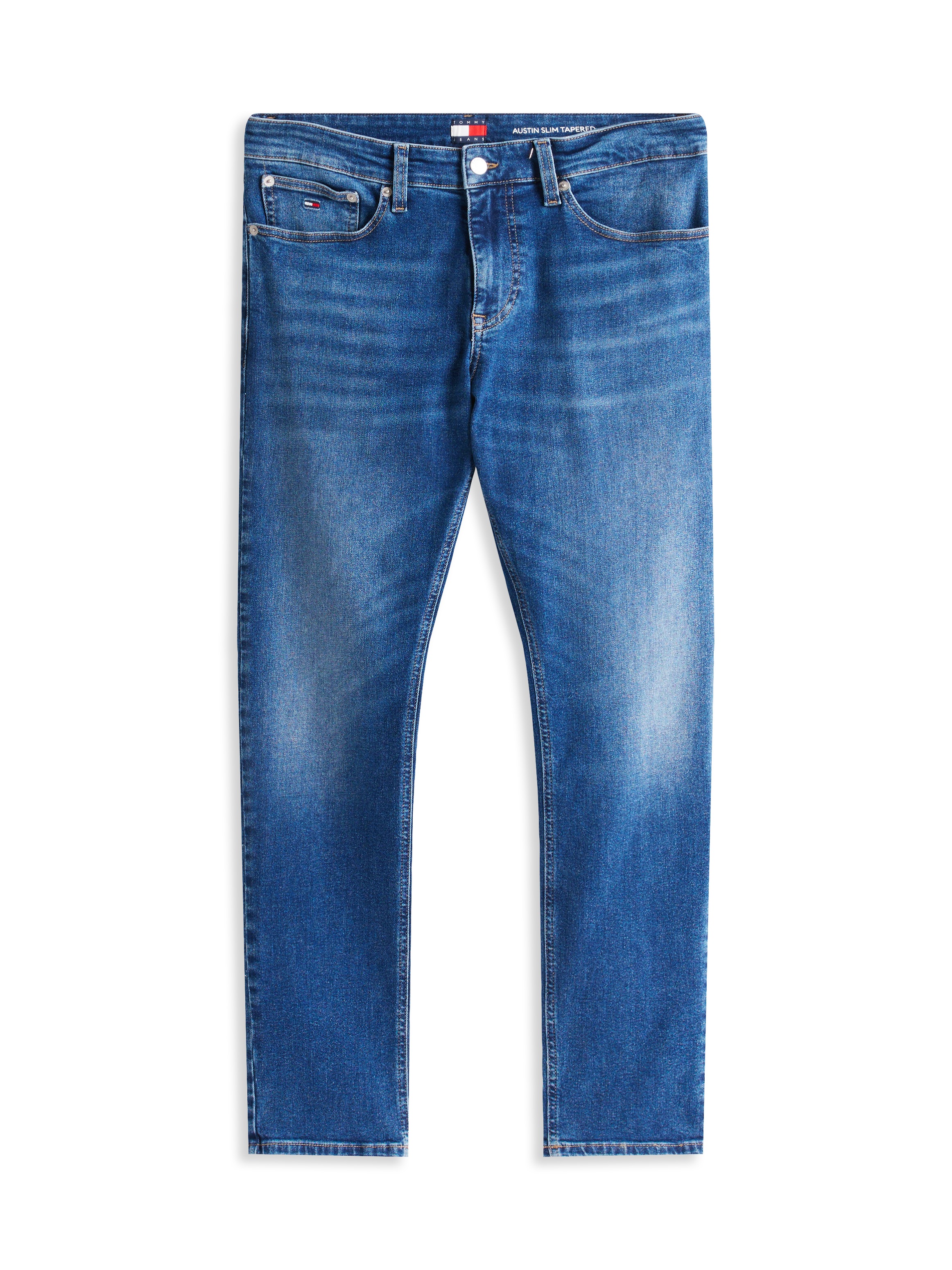 Tommy Jeans Slim-fit-Jeans »Austin Slim Tapered«, Mit Gürtelschlaufen