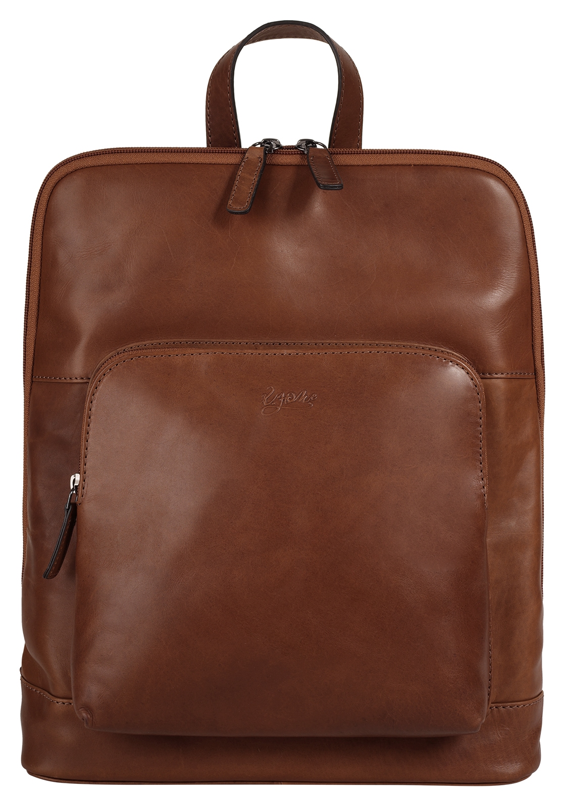 X-Zone Cityrucksack, echt Leder