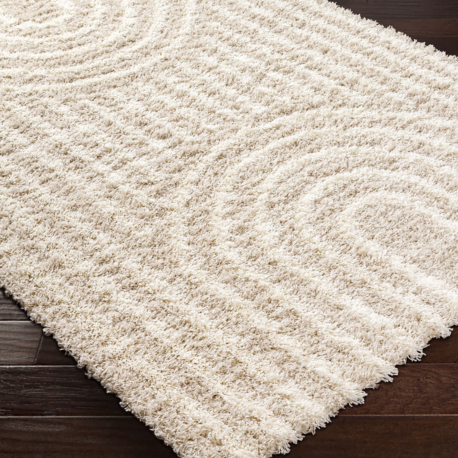 Livabliss Hochflor-Teppich »TRAKAI« rechteckig 52 mm Höhe Flauschig, Langflor, Weich, Boho Wohnzimmerteppich, Grau