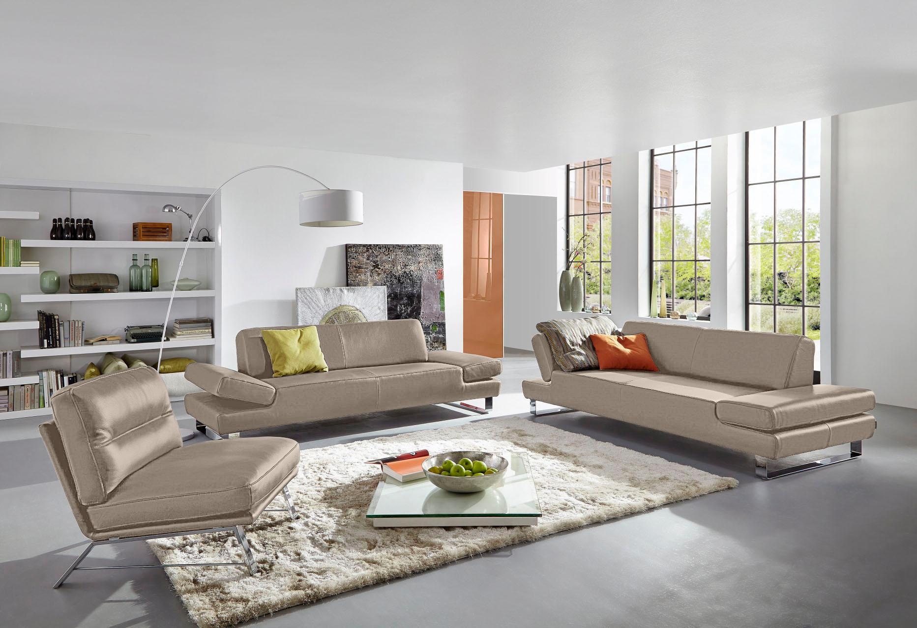 W.SCHILLIG 2-Sitzer »taboo Designsofa mit hohem Sitzkomfort«, mit Normaltiefe, inklusive Armlehnenverstellung