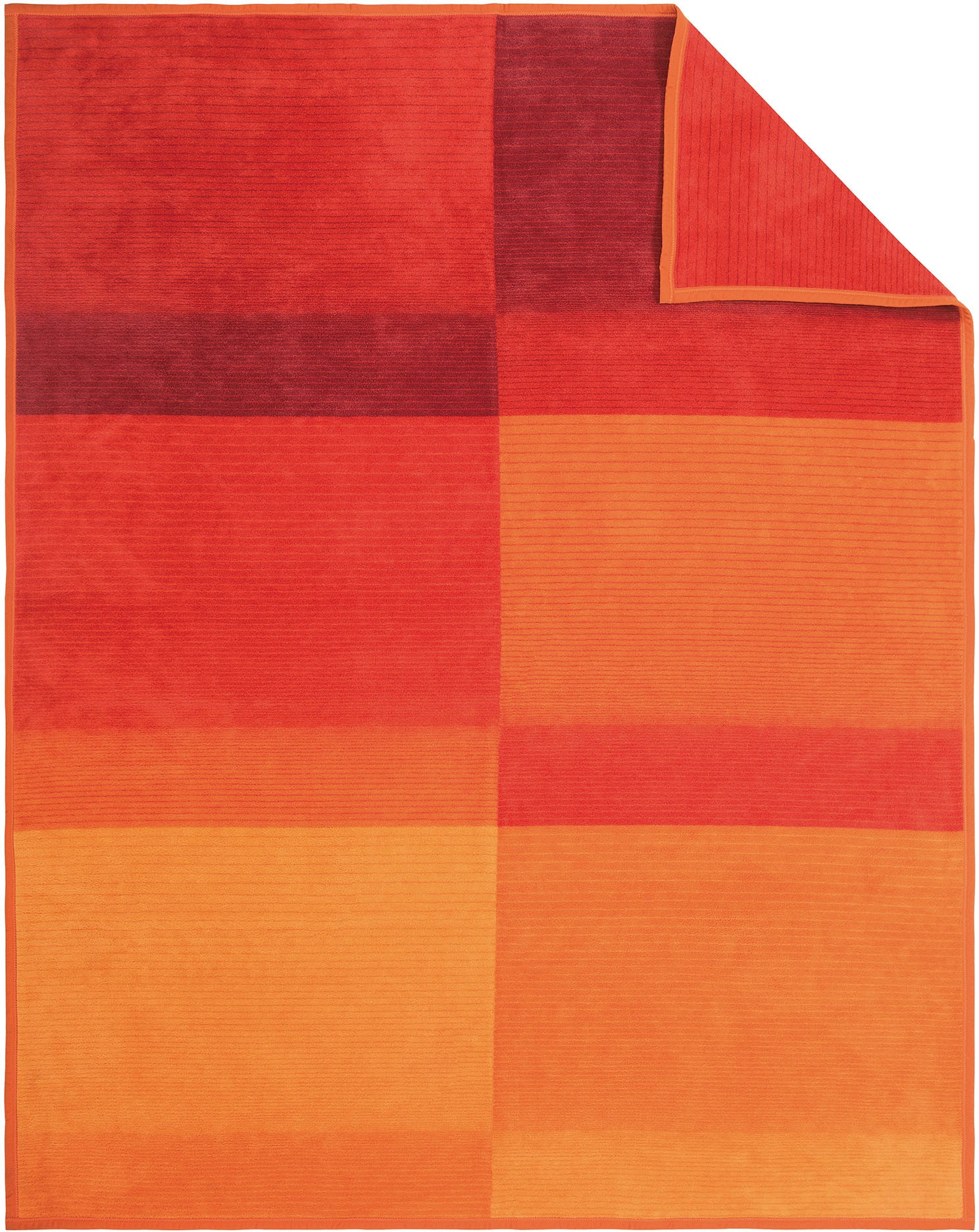 IBENA Wohndecke »Sorrento Jacquard«, sanfter Farbverlauf, Kuscheldecke