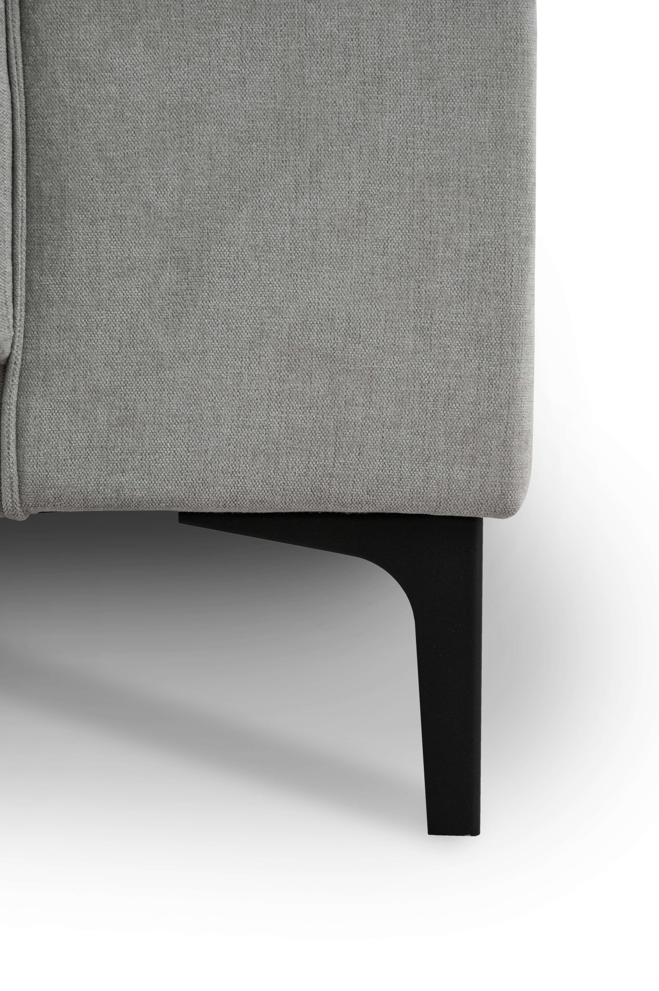 Places of Style Ecksofa »Polsterecke Oland, Struktur, Flachgewebe, Luxus-Microfaser, Boucle«, 280 cm, im zeitlosem Design und hochwertiger Verabeitung