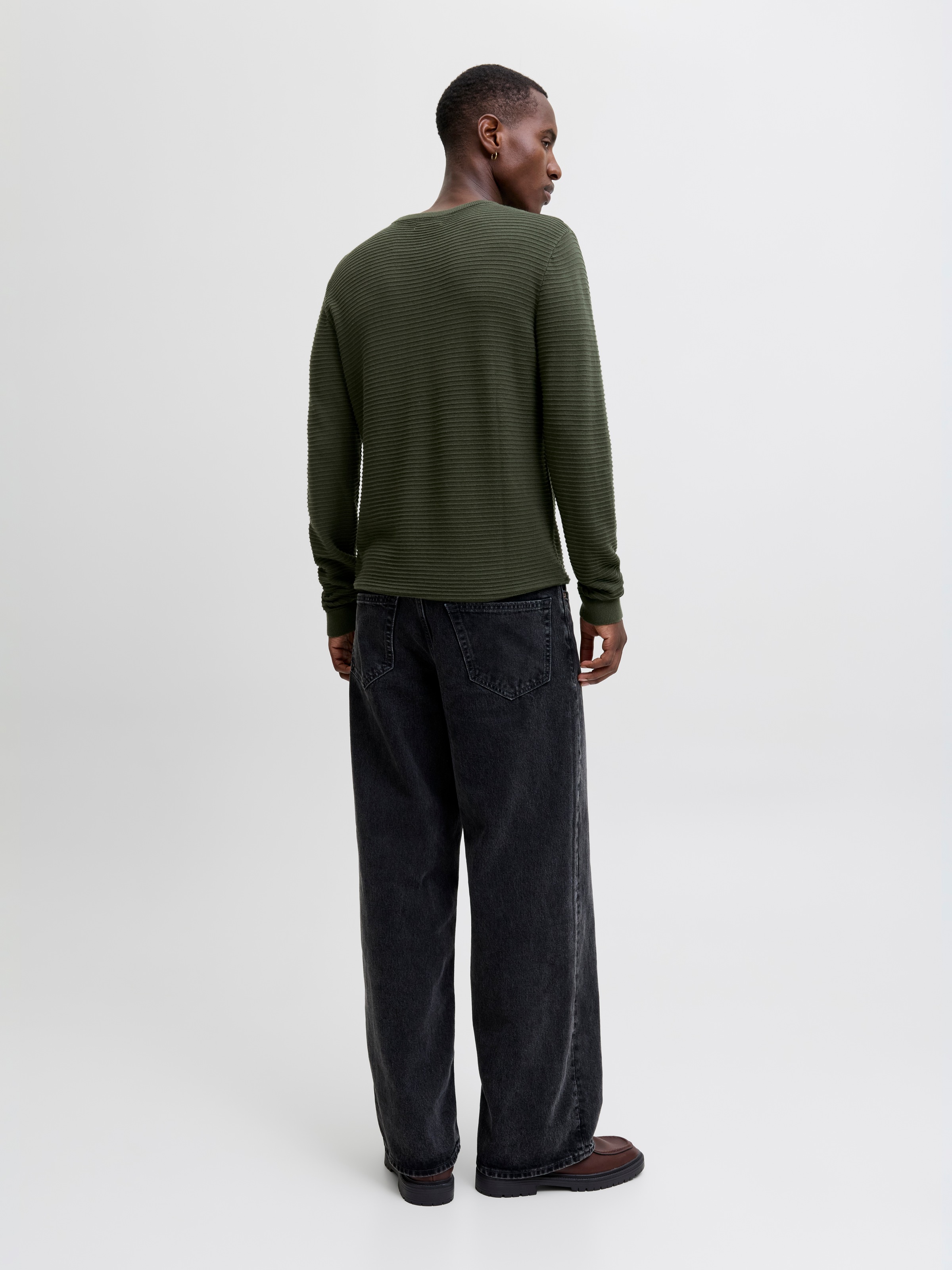 Jack & Jones Rundhalspullover »JJOTTO KNIT CREW NECK AW25«