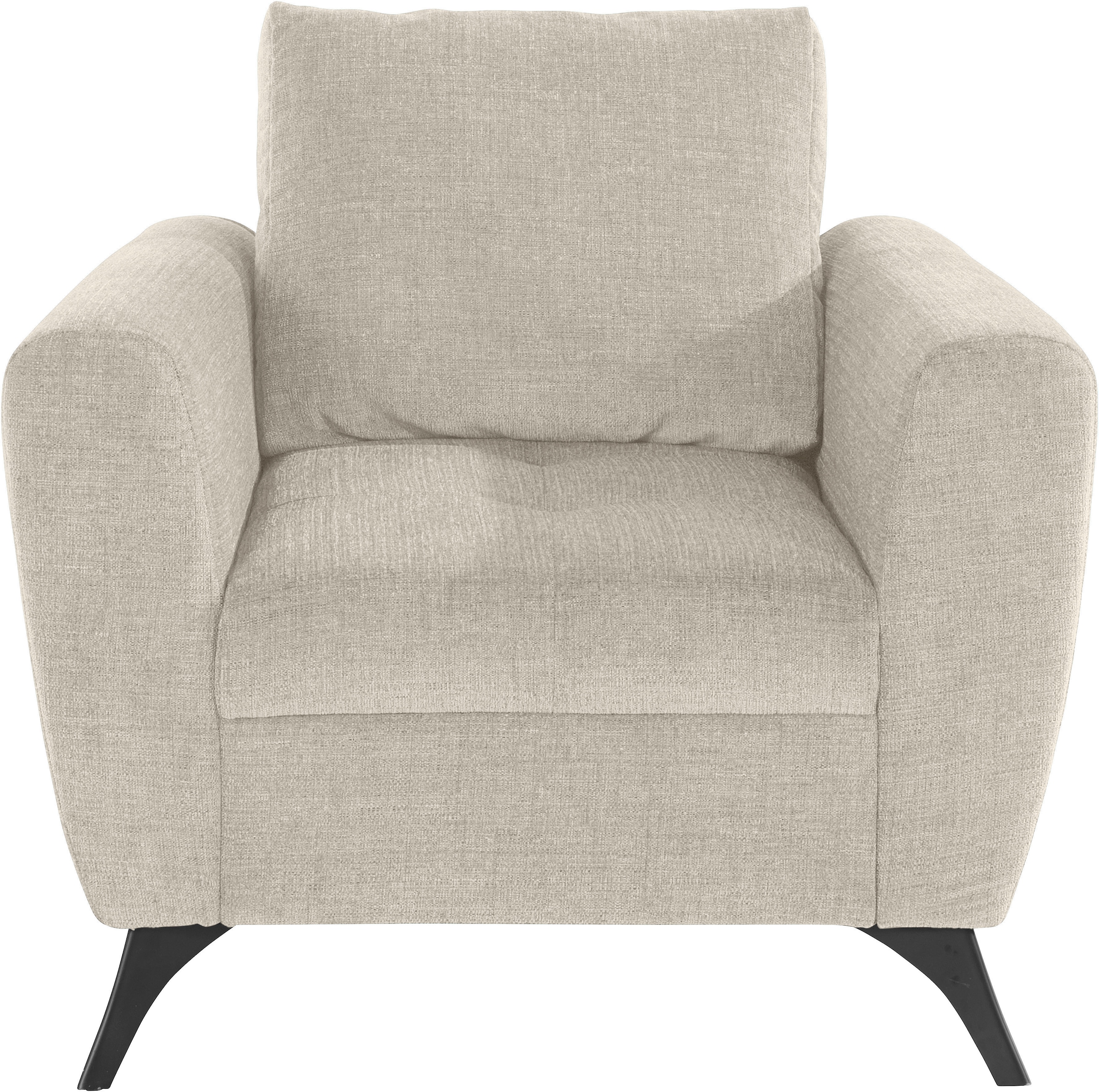 INOSIGN Sessel kaufen feine Sitzbereich, Raten Steppung auf im lose auch mit Kissen »Lörby«, clean-Bezug, Aqua