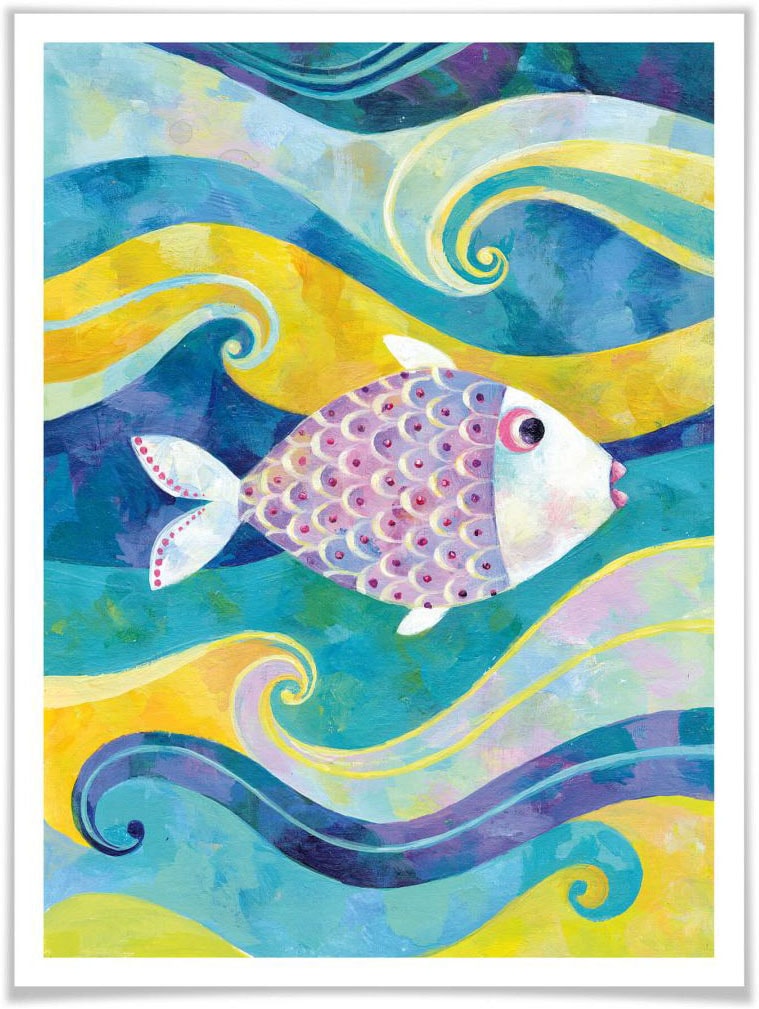 Wall-Art Poster Wandbild, Wandposter & Bild, Meeresfrüchte, Fisch Fisch«, kleine »Märchen Der kaufen St.), online (1 Poster, Wandbilder