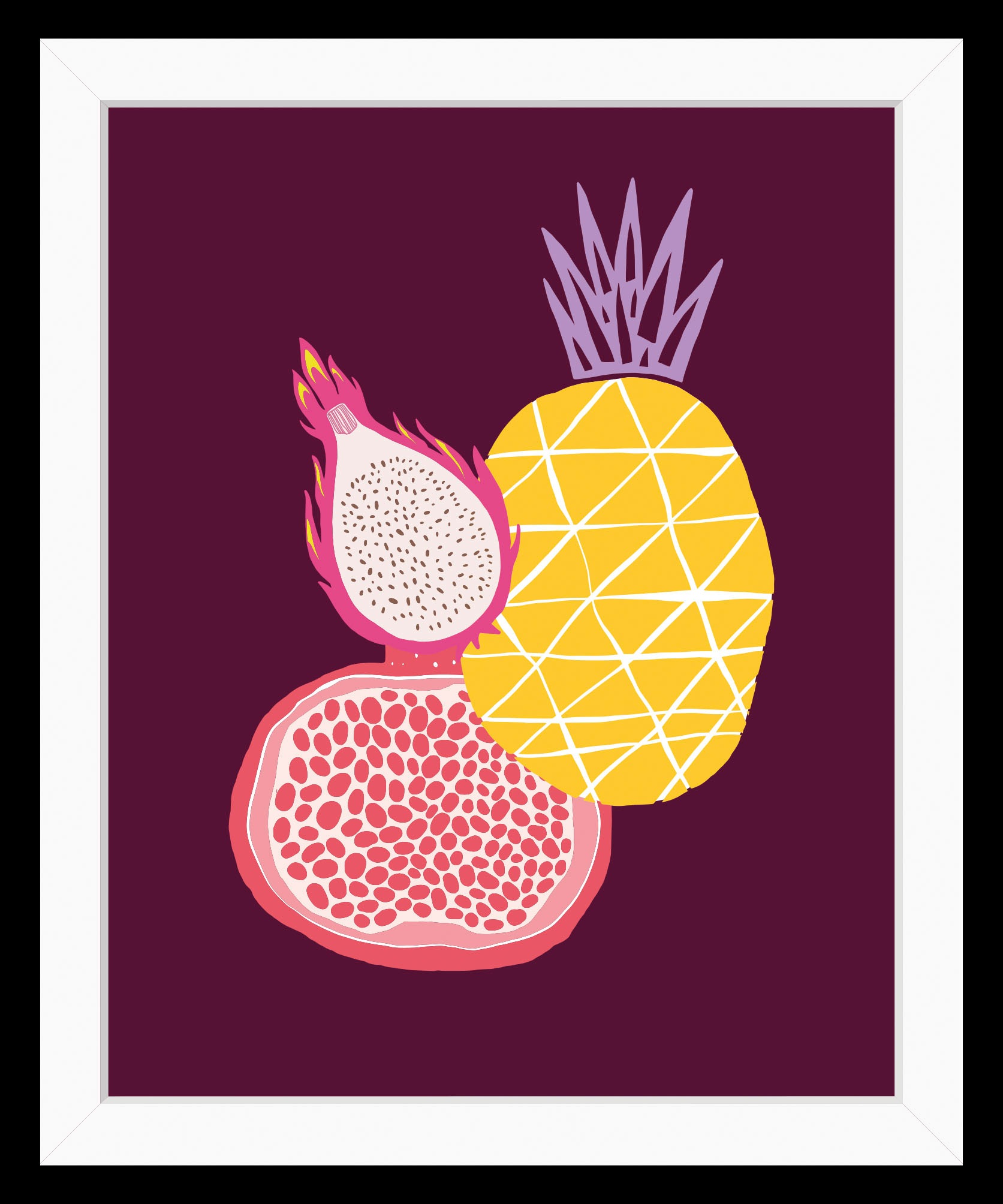 queence Bild »Aylin«, Obst-Obst Bilder-Lebensmittel-Essen-Kunst-Figuren, (1 günstig online kaufen