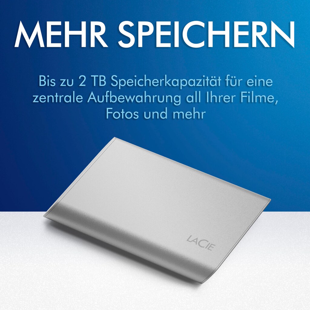 LaCie externe SSD »Portable SSD 1TB«, 2,5 Zoll, Anschluss USB
