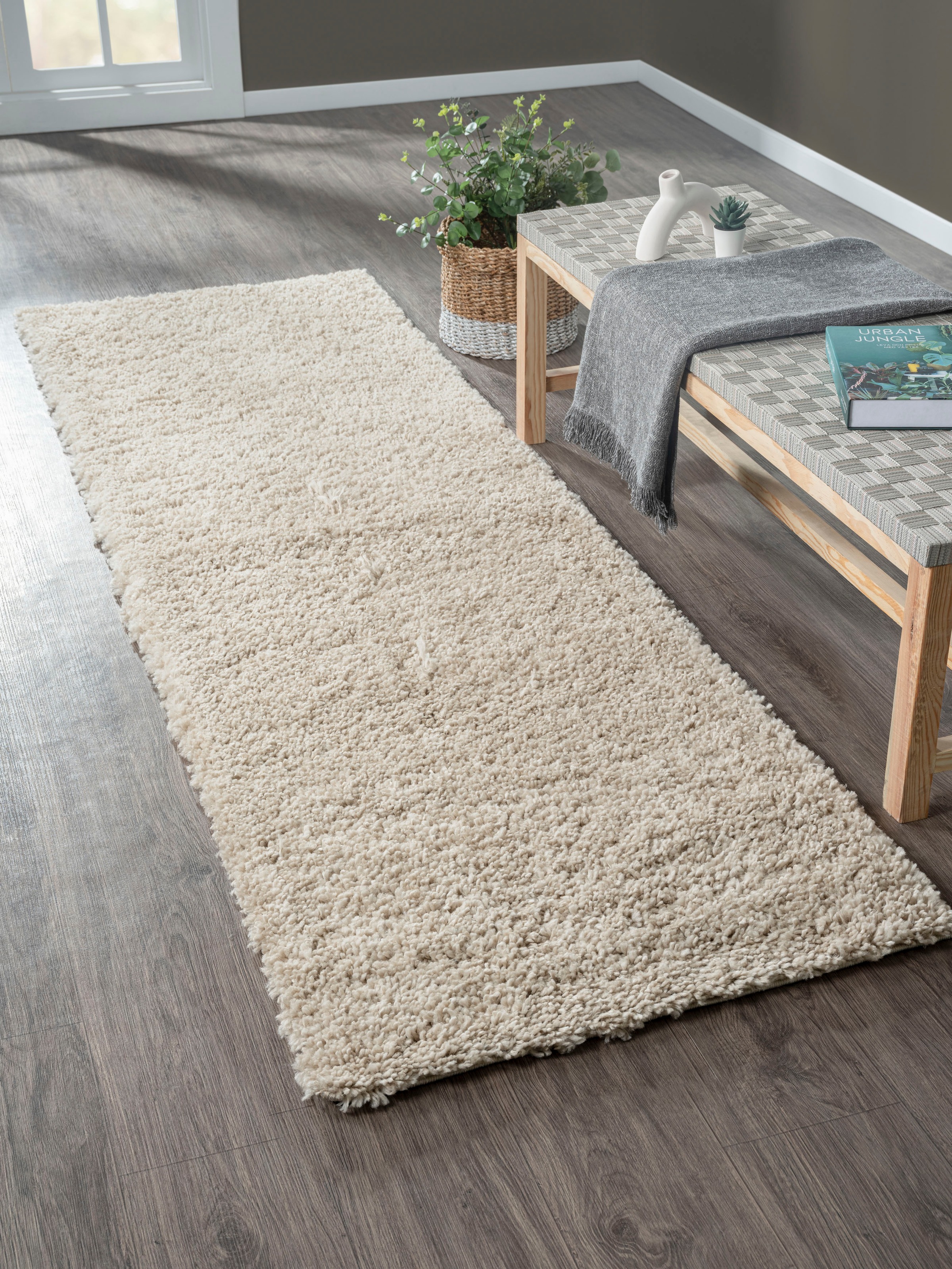 Myflair Möbel & Accessoires Hochflor-Läufer »My Shaggy«, rechteckig, 37 mm günstig online kaufen
