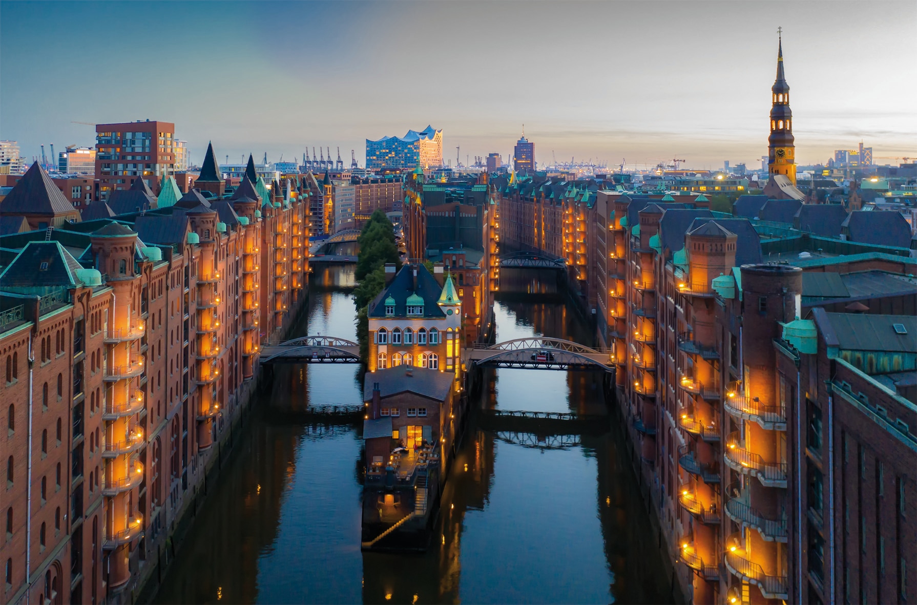 Bönninghoff Leinwandbild »Speicherstadt«, Hamburg, (1 St.), BxH: 118x78 cm günstig online kaufen