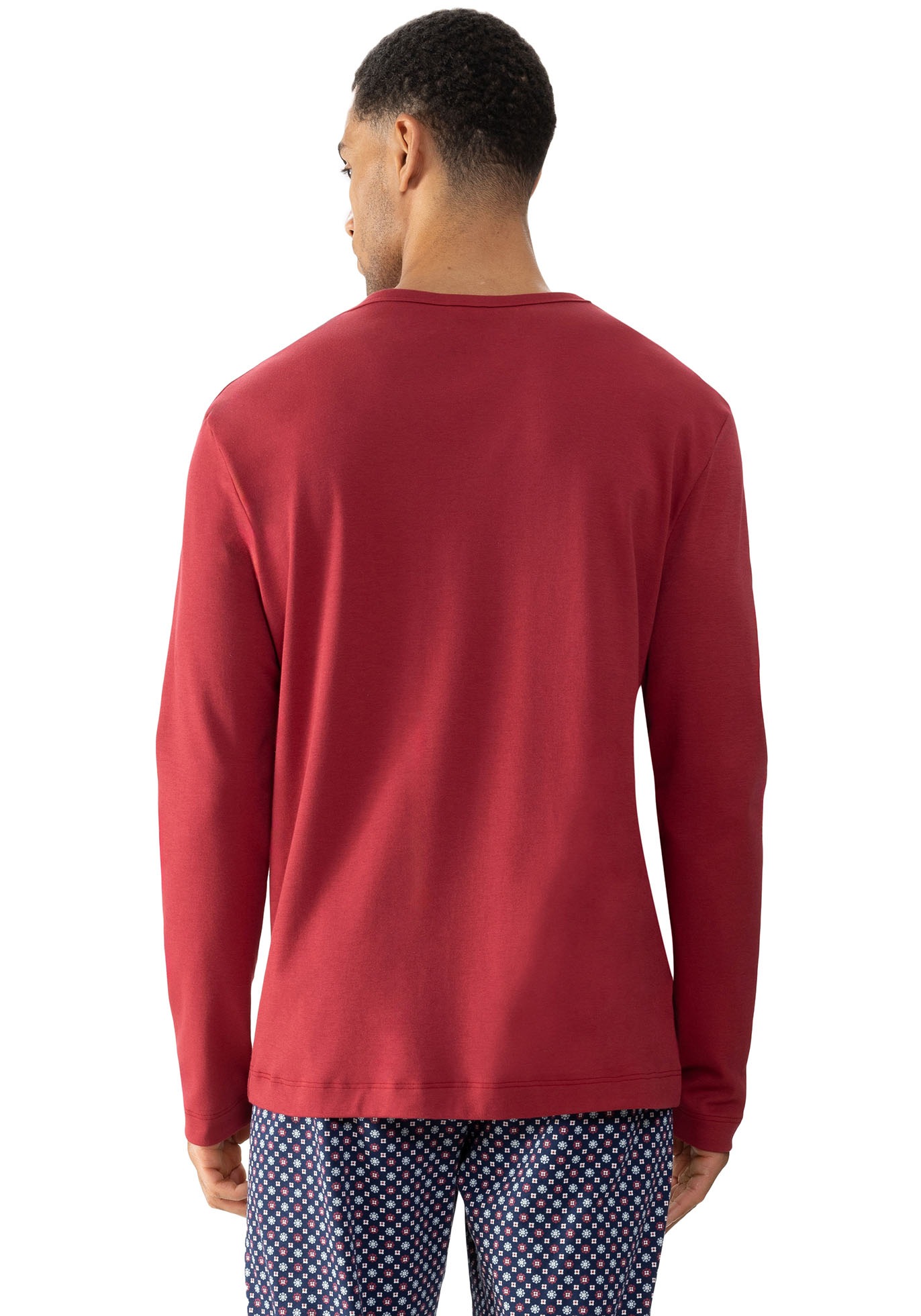 Mey Langarmshirt »SOLID NIGHT«, T-Shirt aus Interlock-Jersey