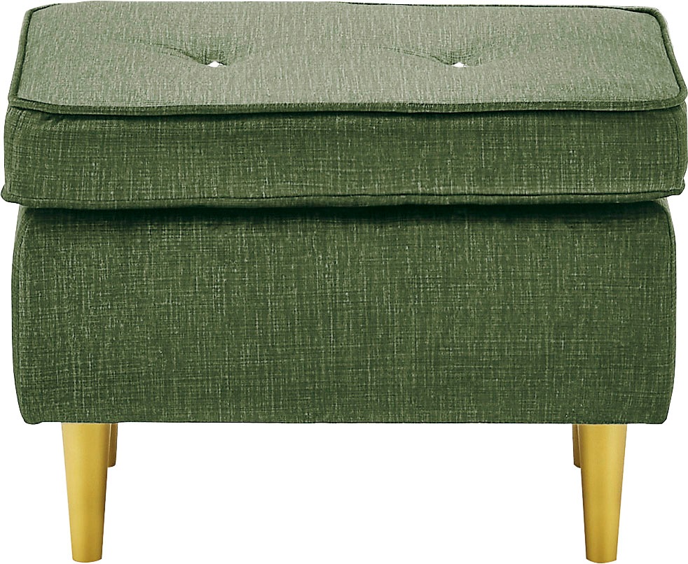 ED EXCITING DESIGN Hocker »Tom«, mit Strasssteinen und goldenen Füßen