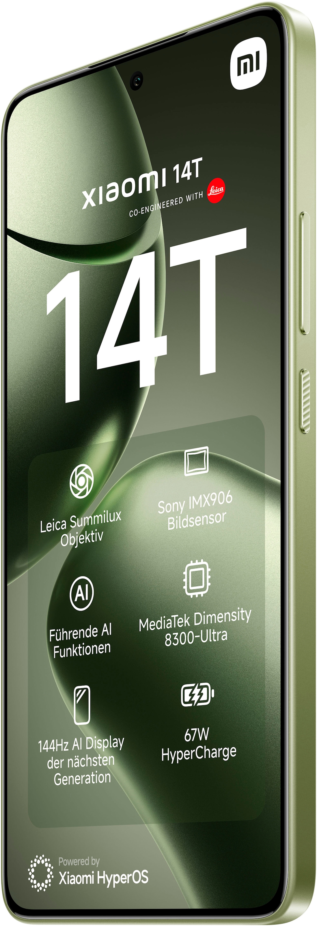 Xiaomi Smartphone »Xiaomi 14T 256GB«, Lemon Green