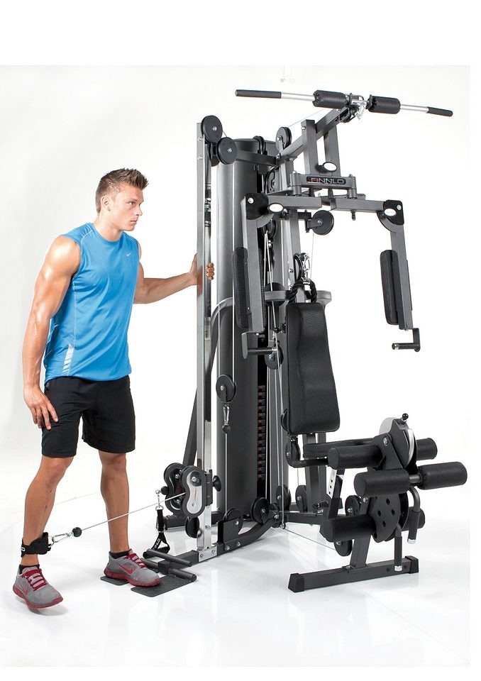 Finnlo by Hammer Kraftstation »Autark 2200«, 16 Gewichtsblöcke, (Butterflystange, Latzug, Ruderfunktion und mehr), multifunktionale Fitnessstation, max. Trainingsgewicht 100 kg