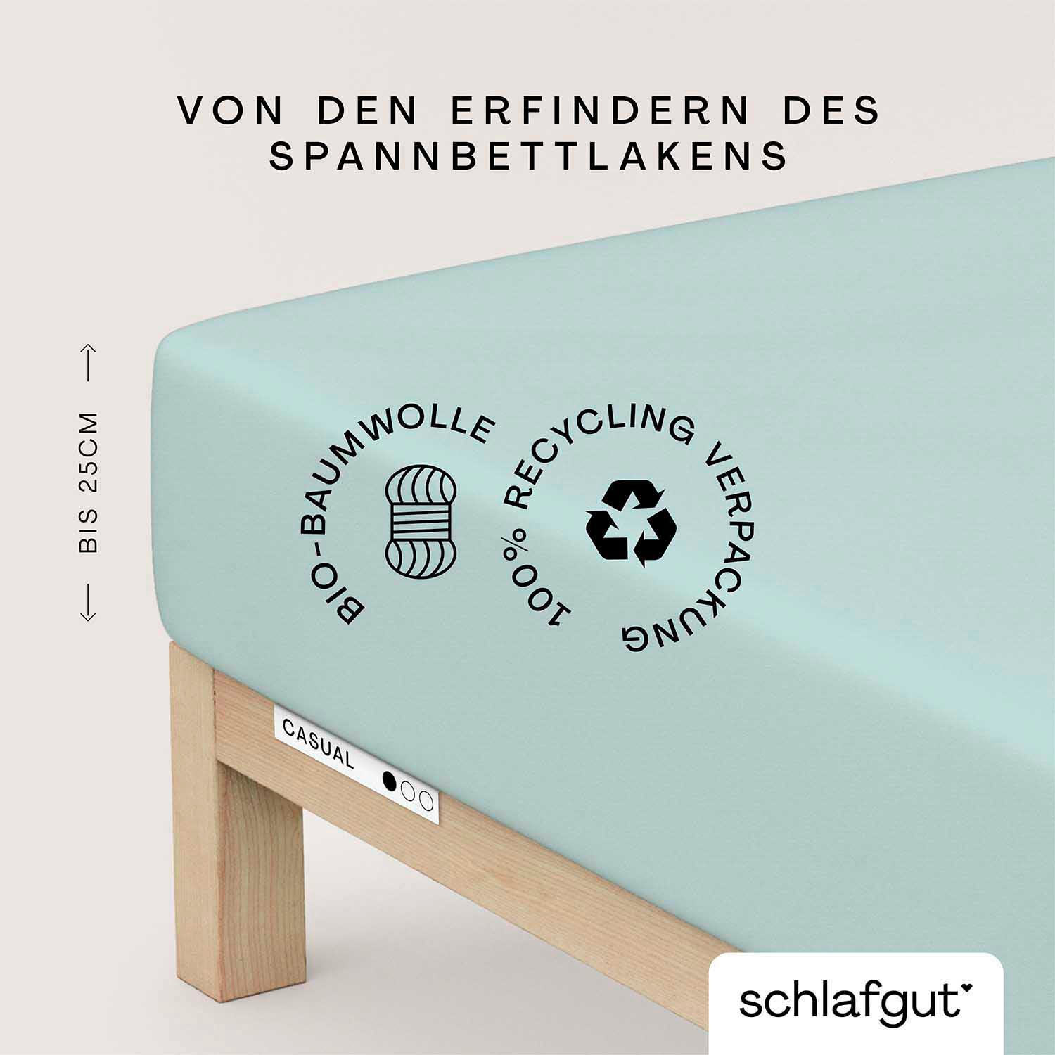 Schlafgut Spannbettlaken CASUAL u.a. in Gr. günstig online kaufen