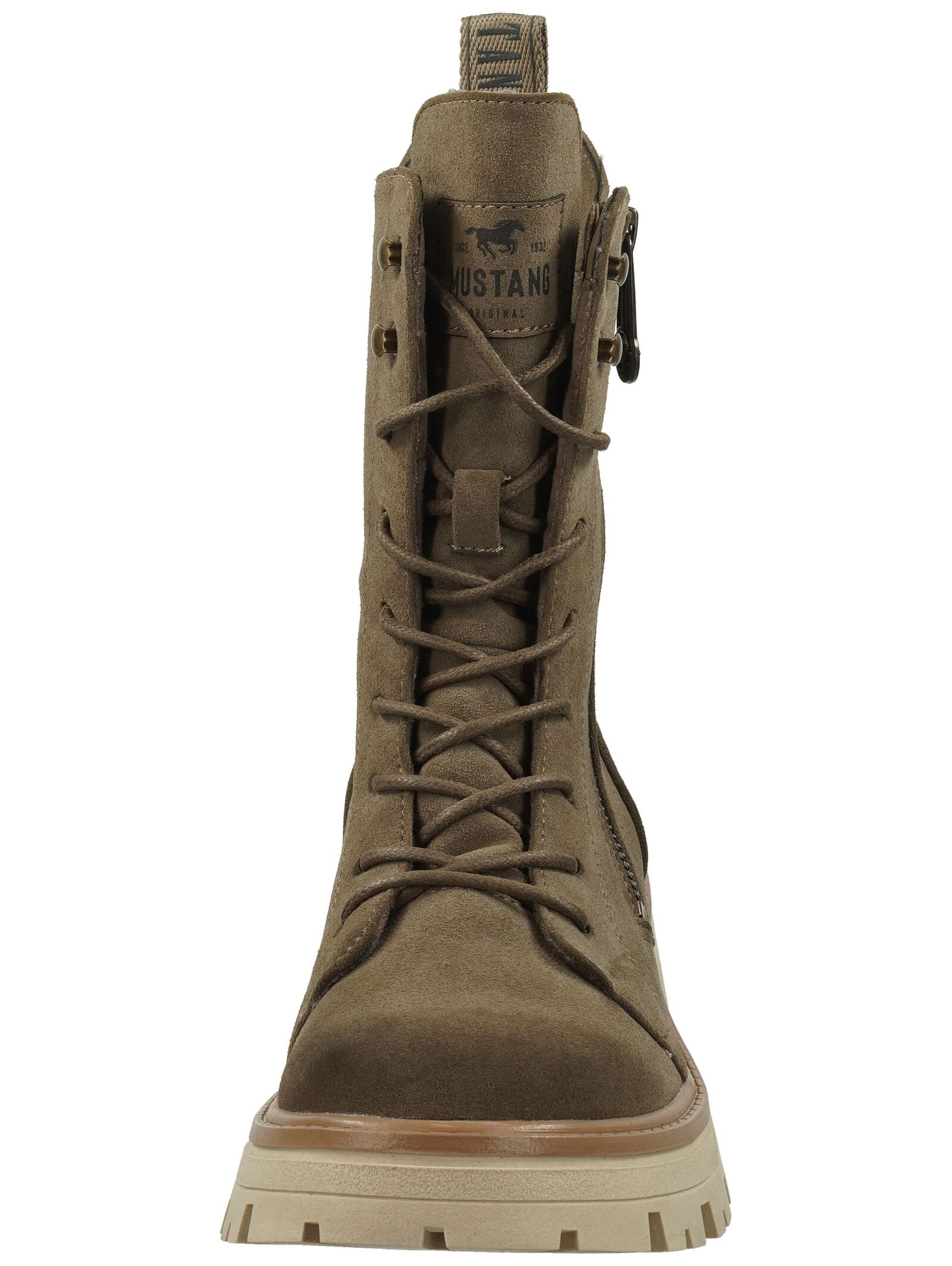 Mustang Shoes Schnürstiefelette »Mustang Shoes Stiefelette Lederimitat«